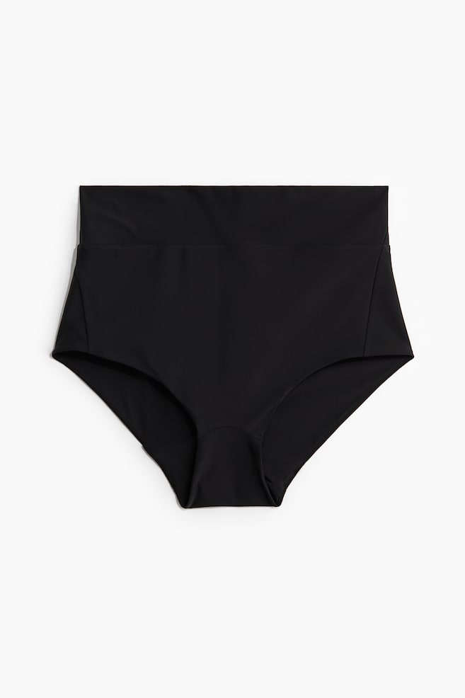 Sports bikini bottoms with Lycra® - Black - 1