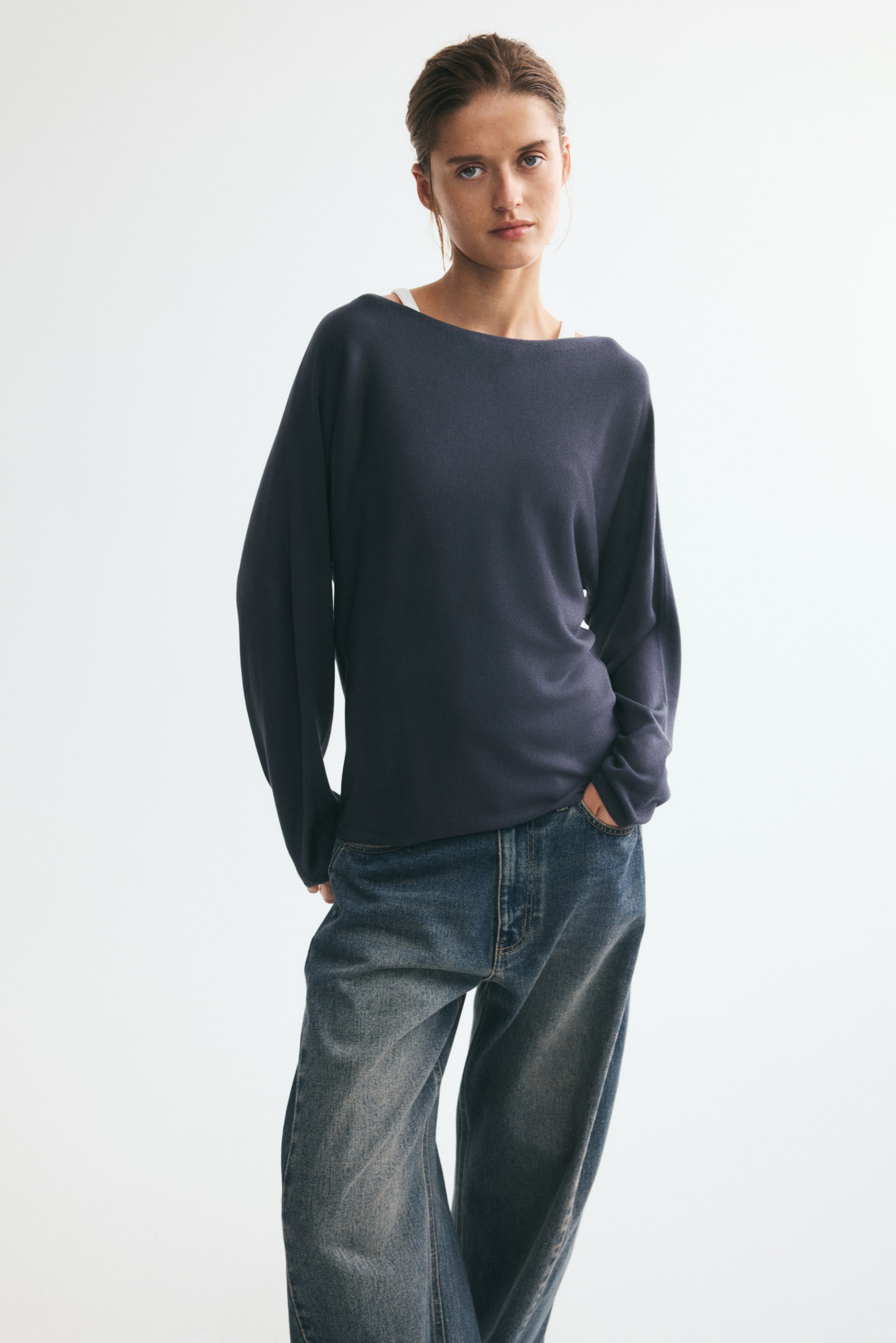Off-the-Shoulder Sweater