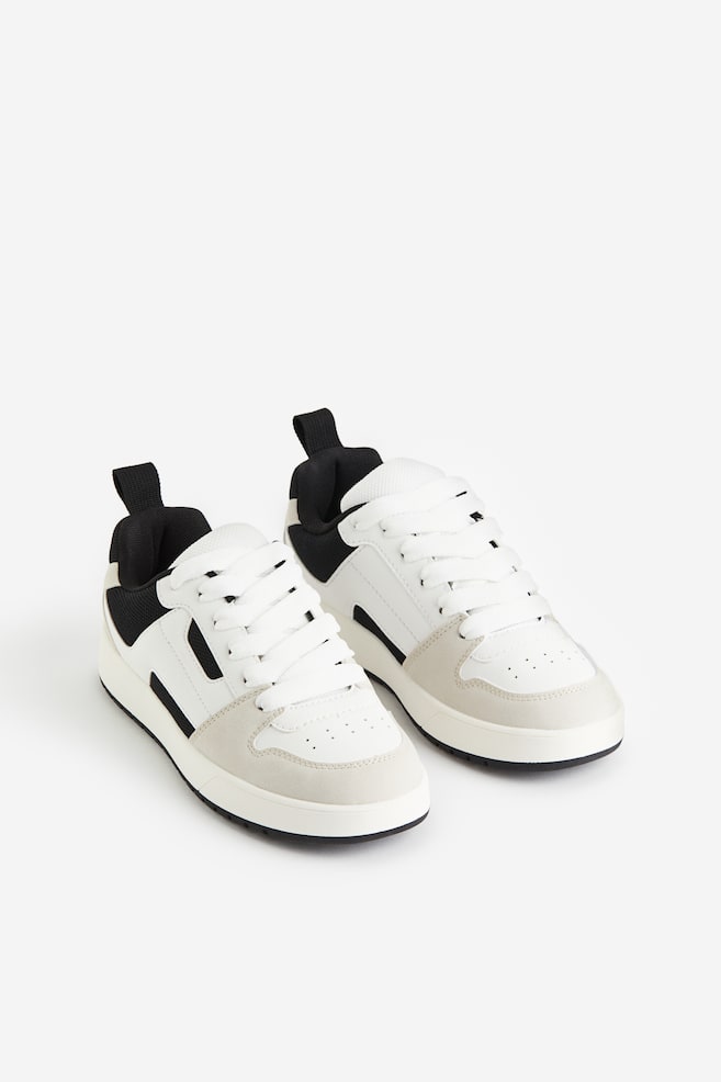 Sneakers - Hvid/Beige/Kakigrøn/Beige/Hvid/Blokfarvet - 1
