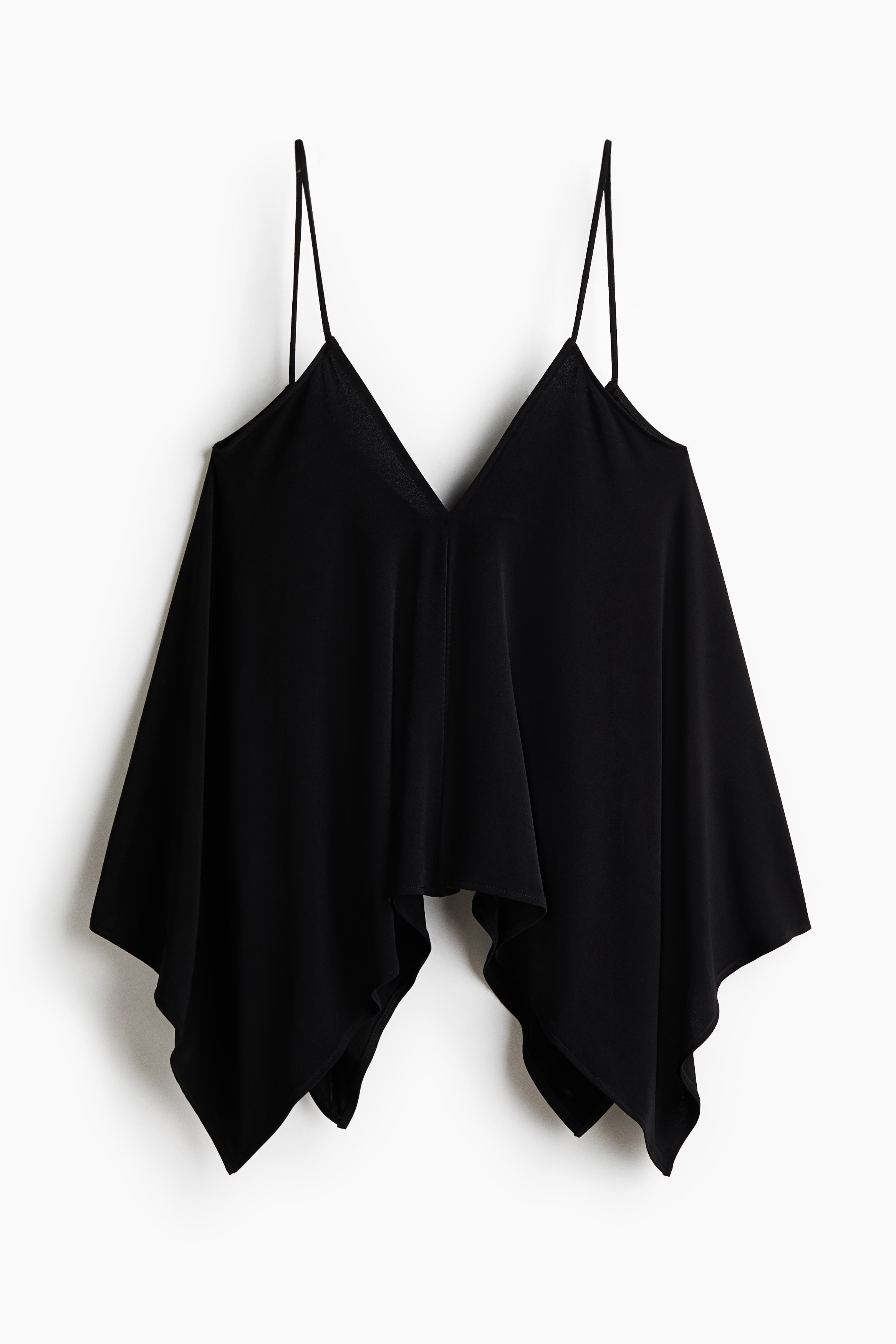 Lässiges Trägertop - Schwarz/Weiss/Polka Dots