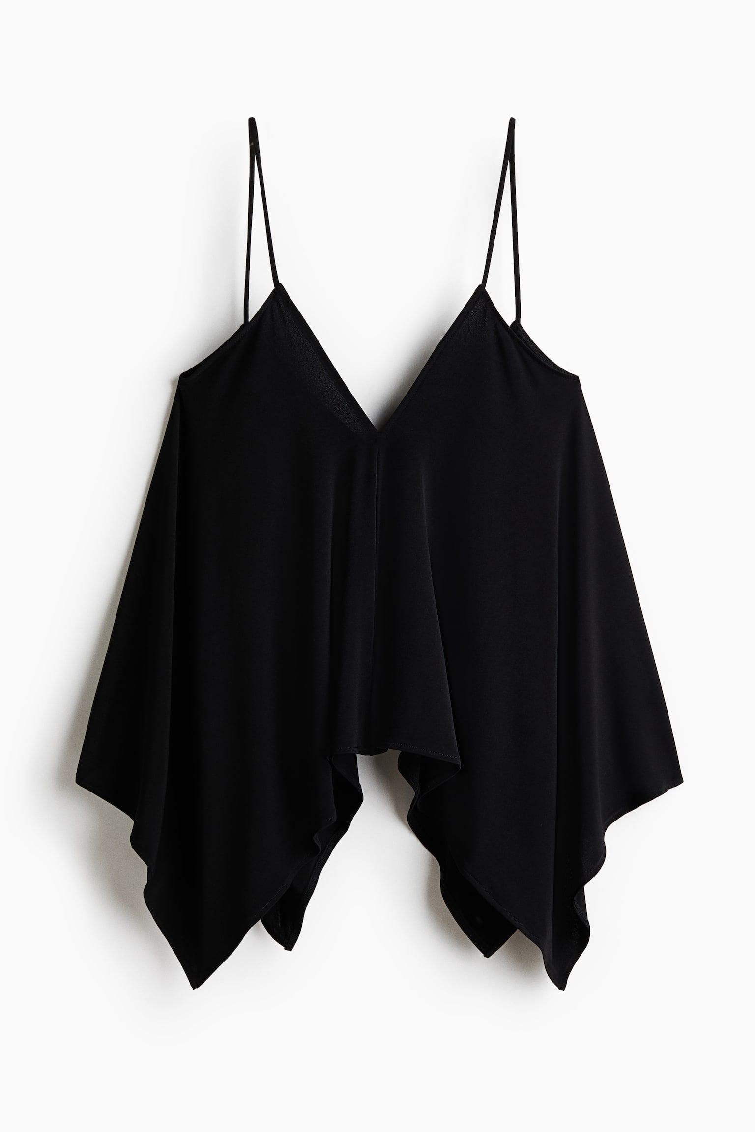 Loose-fit strappy top - Black/White/Polka dot - 2