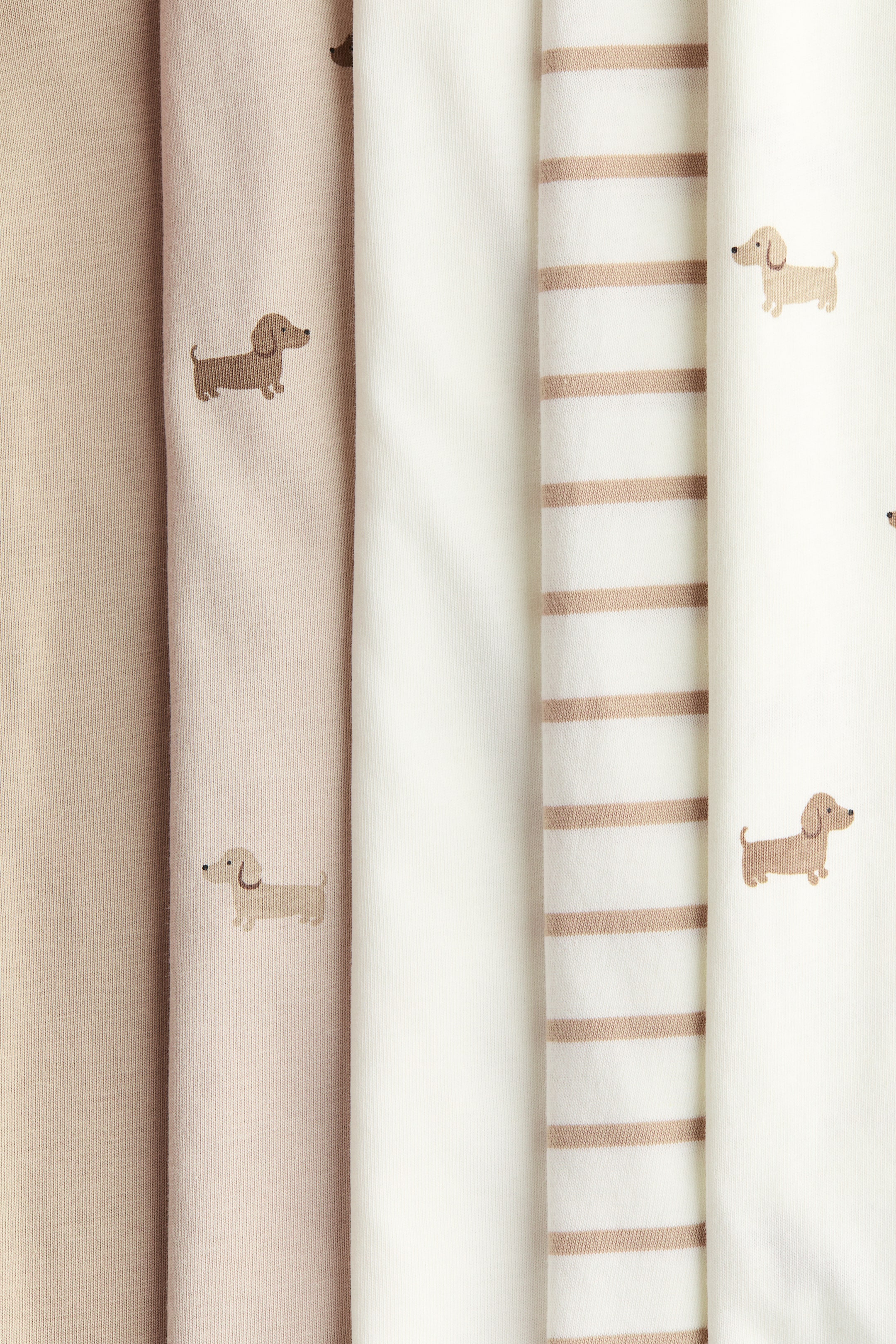 5-Pack Cotton Pajama Jumpsuits