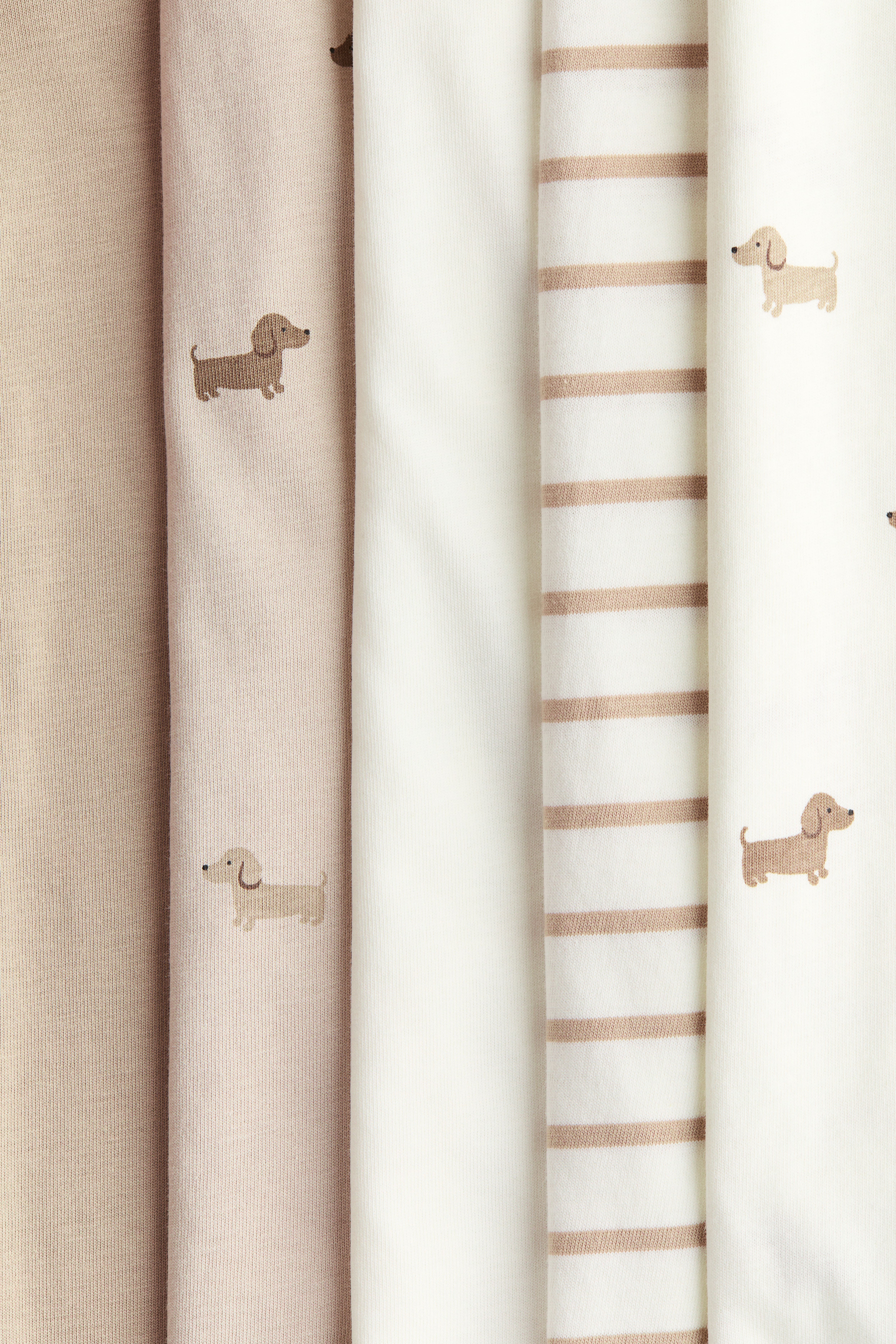 5-Pack Cotton Pajama Jumpsuits