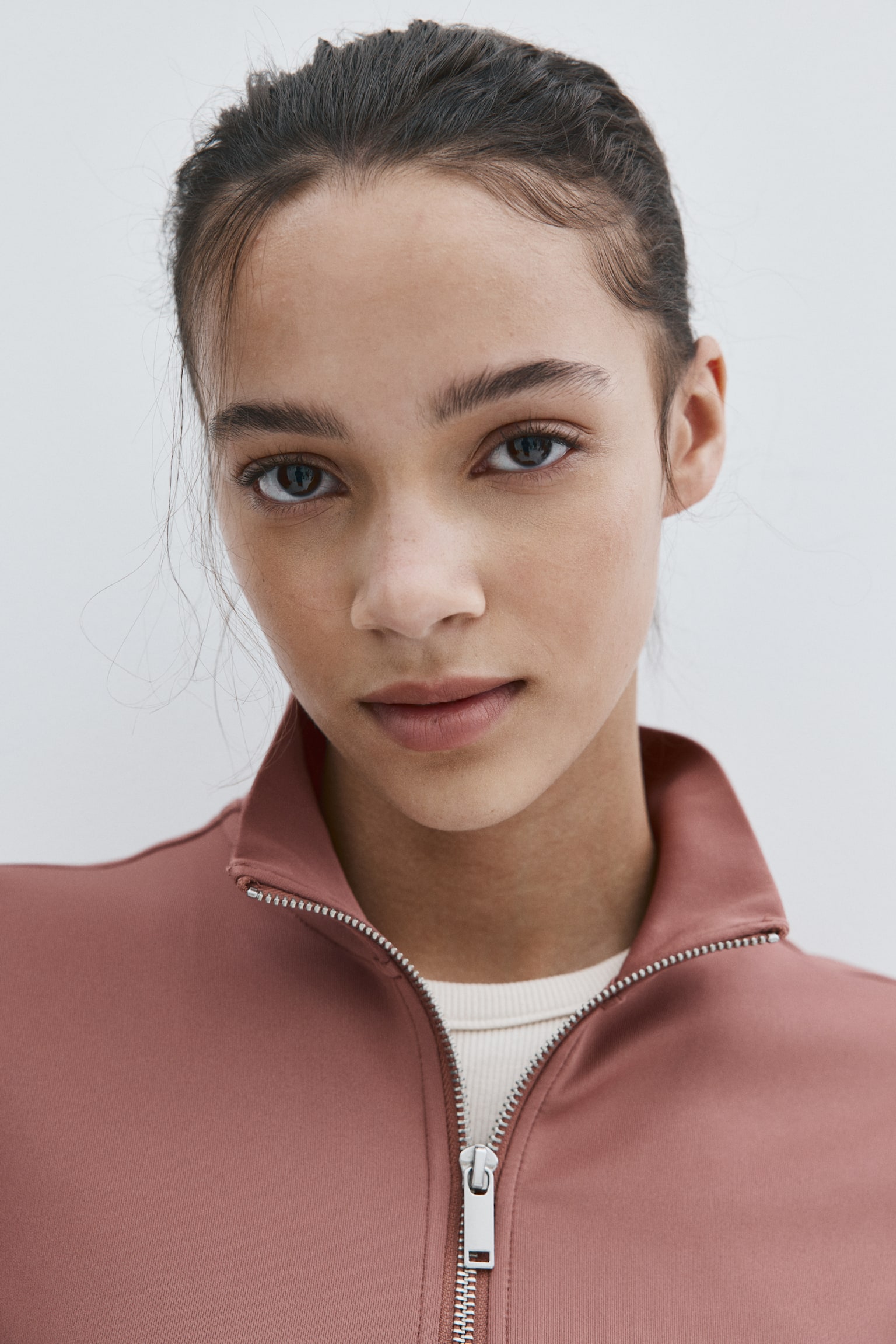 Track Jacket - Dusty rose/Truffle gray/Navy blue - 6