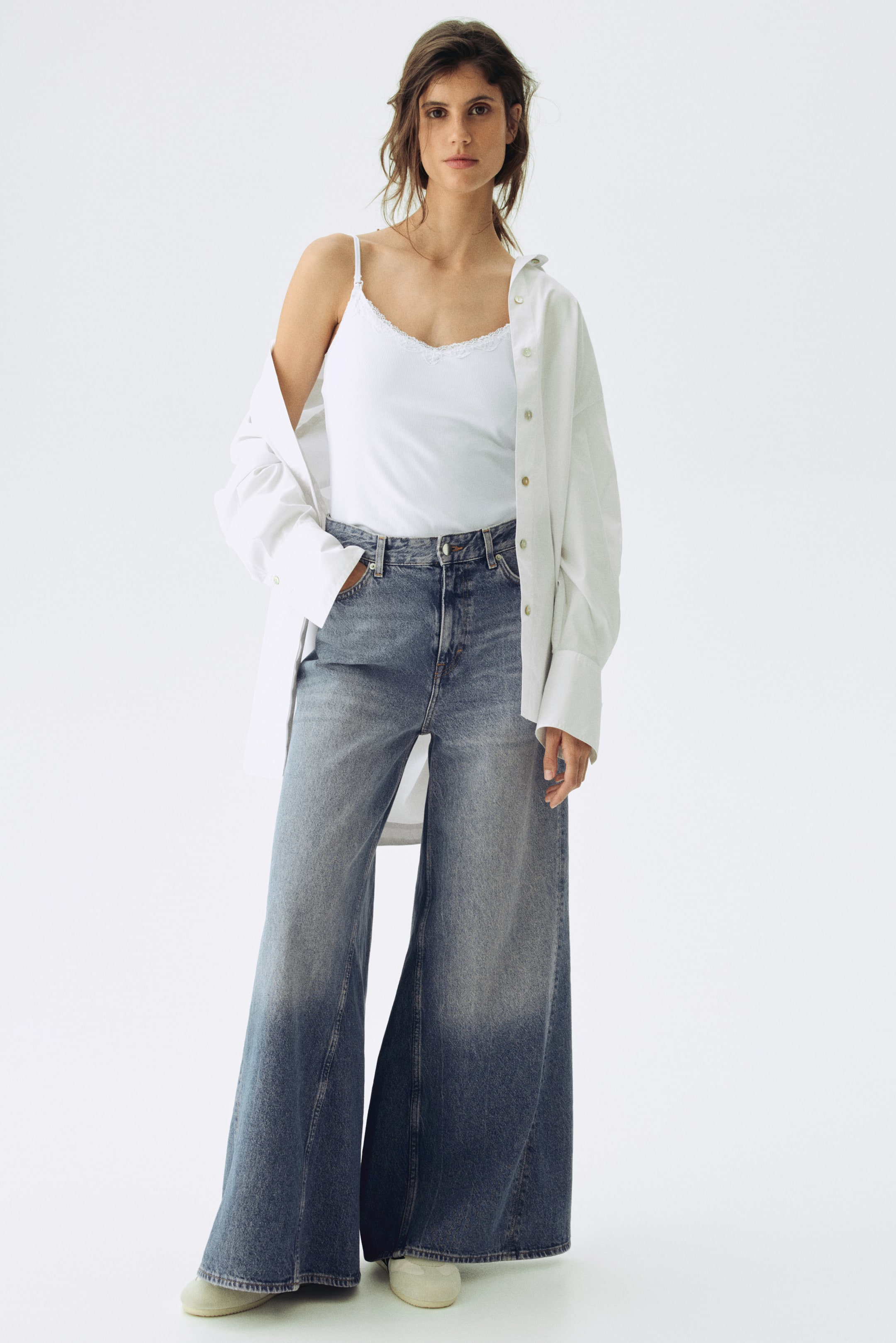 Ampliar la imagen: MAMA Top de lactancia de tirantes - Blanco - Ladies | H&M MX 2