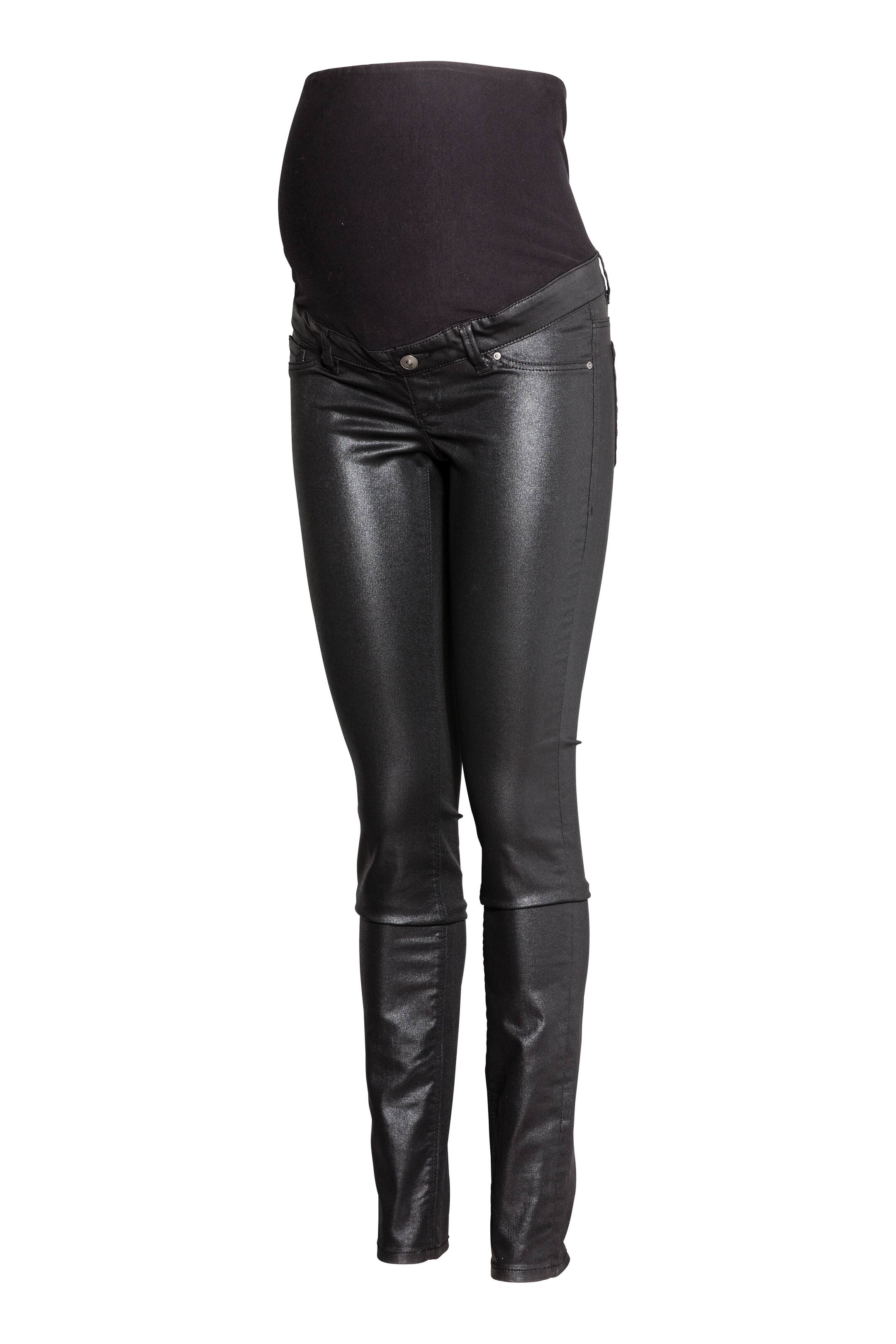 Voir une image plus grande: Jean MAMA moulant enduit - Noir - Ladies | H&M CA 1