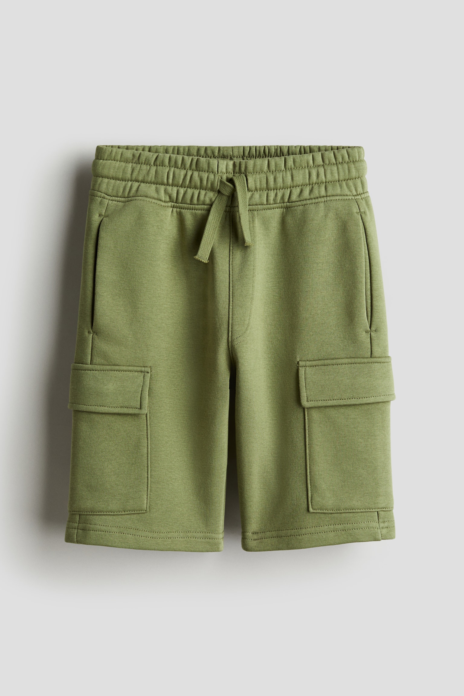 Cargo Shorts - Khaki green/Light grey marle/Black/Dark grey - 1