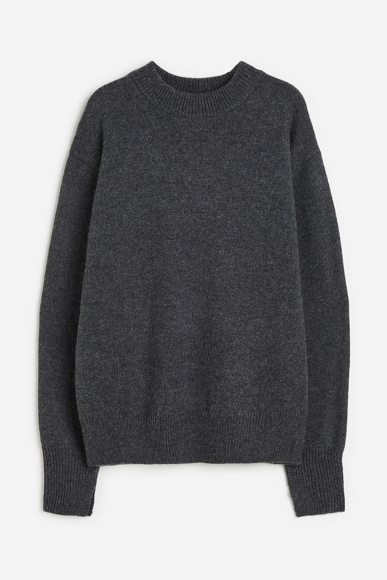 ファインニットセーター - ダークグレー - レディース | H&M JP