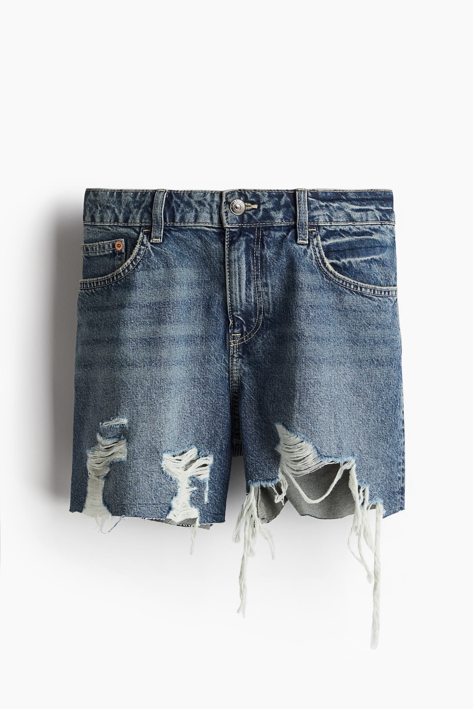 Regular Denim shorts - Denim blue - 2