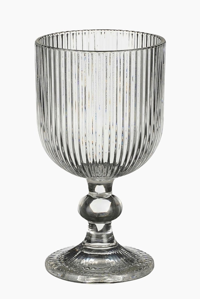 Set Van 6 Wijnglazen - Transparant/Lichtgroen/Paars/Grijs/Blauw - 1
