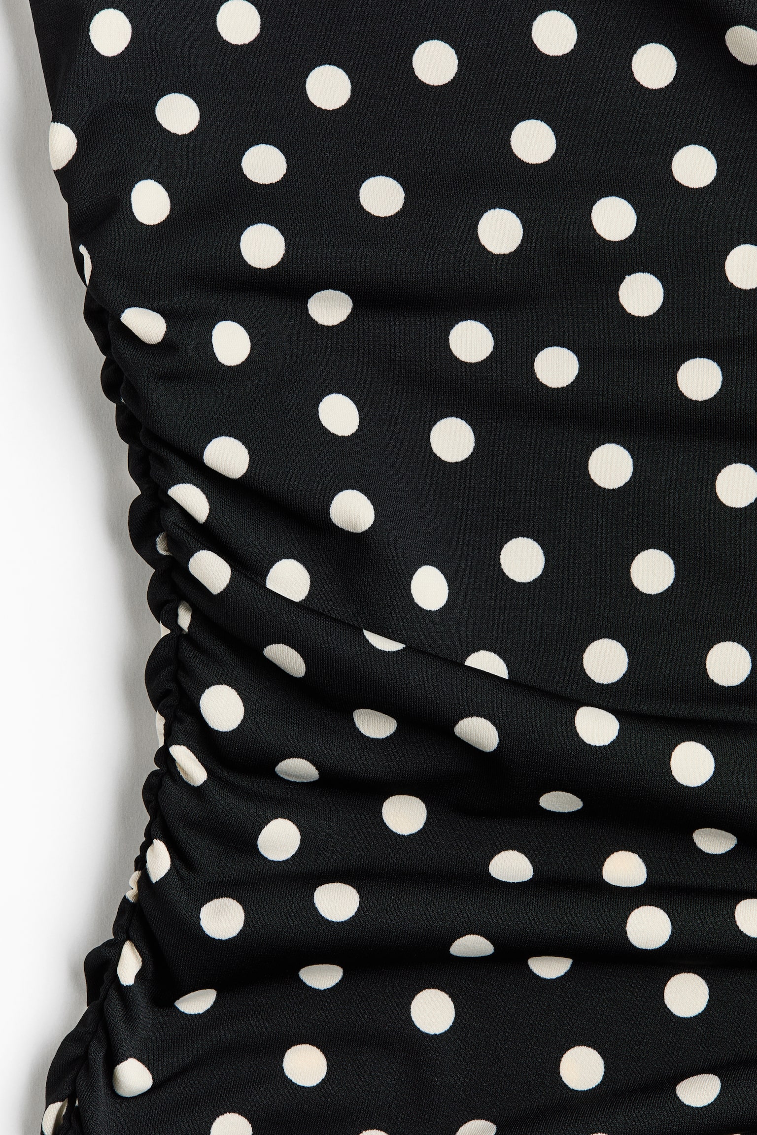 Cap-sleeved dress - Black/Spotted/Dark brown/Dark brown/Mustard yellow/Cream/Zebra print/Red - 3