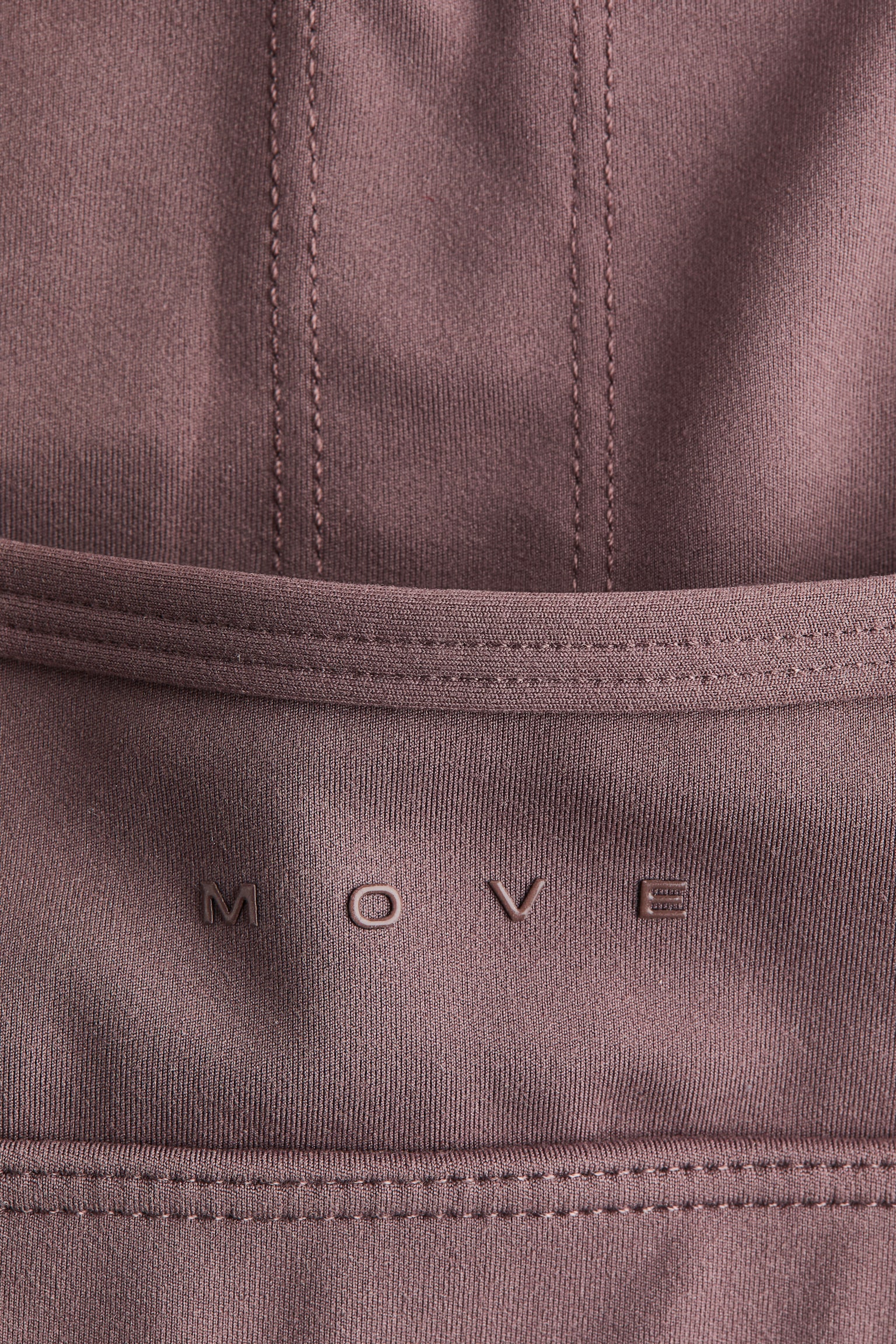 חזיית ספורט SoftMove™‎ - כמהין בהיר/קולור בלוק/חום חם - 8