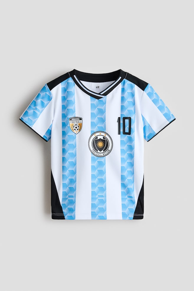 Camiseta de fútbol con estampado - Azul claro/Argentina/Rojo/Portugal/Amarillo/Brasil - 1