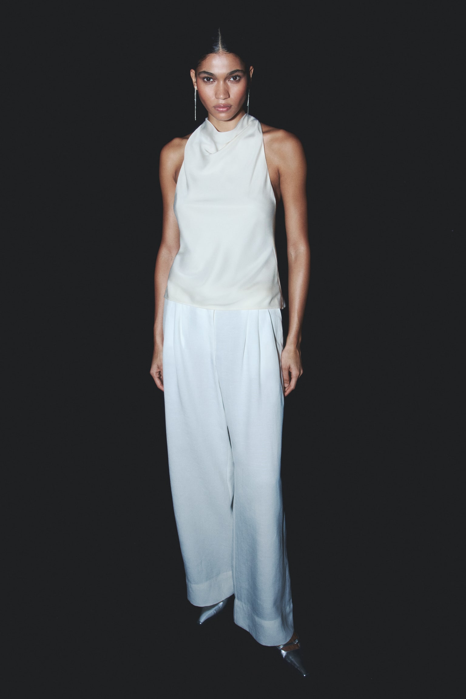 Chain Detail Top - White - 6