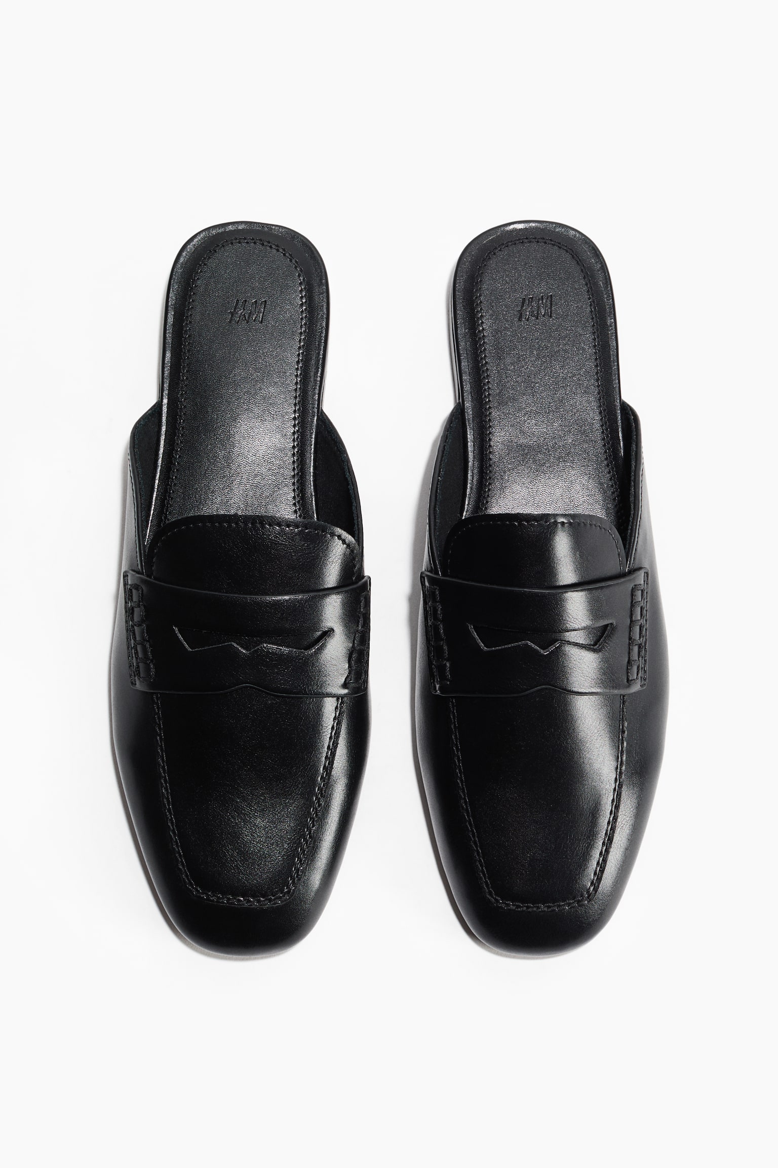Loafer Mules - Black/Burgundy/Beige
