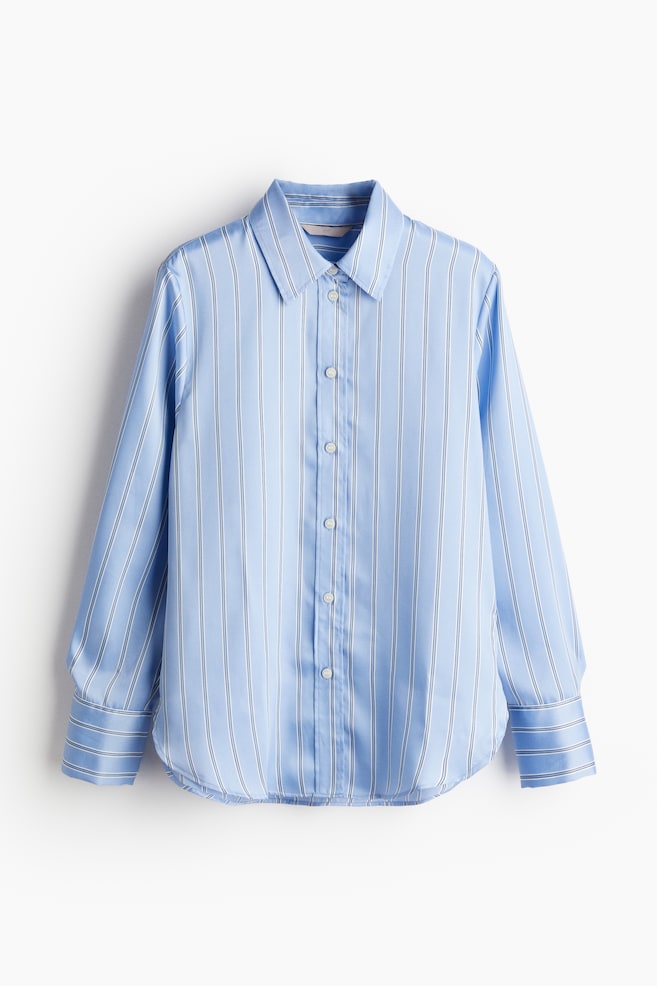 Shirt - Light blue/Striped/Cream/Black/White/Navy blue/Striped - 1