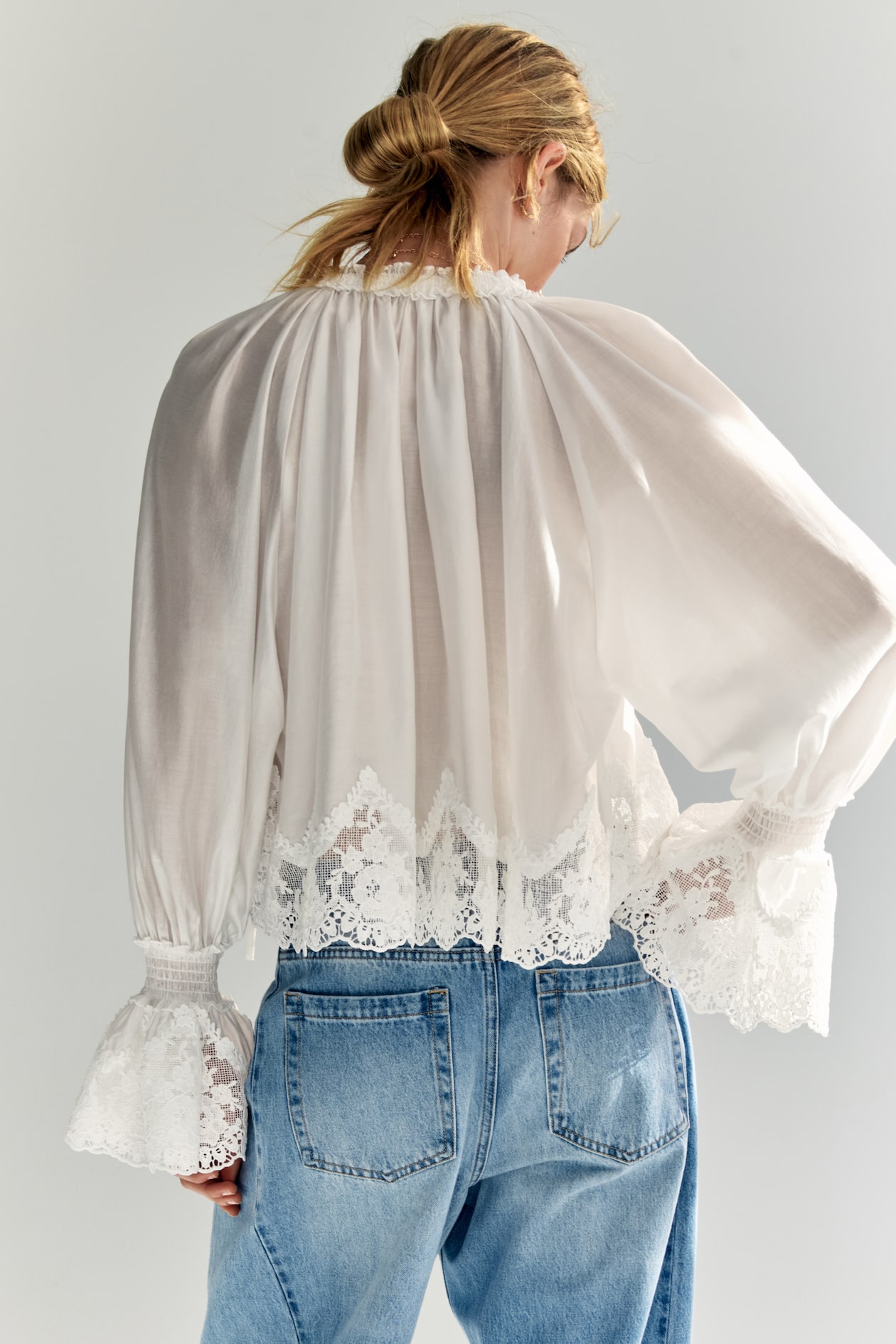 Lace-Trimmed Blouse - image 5