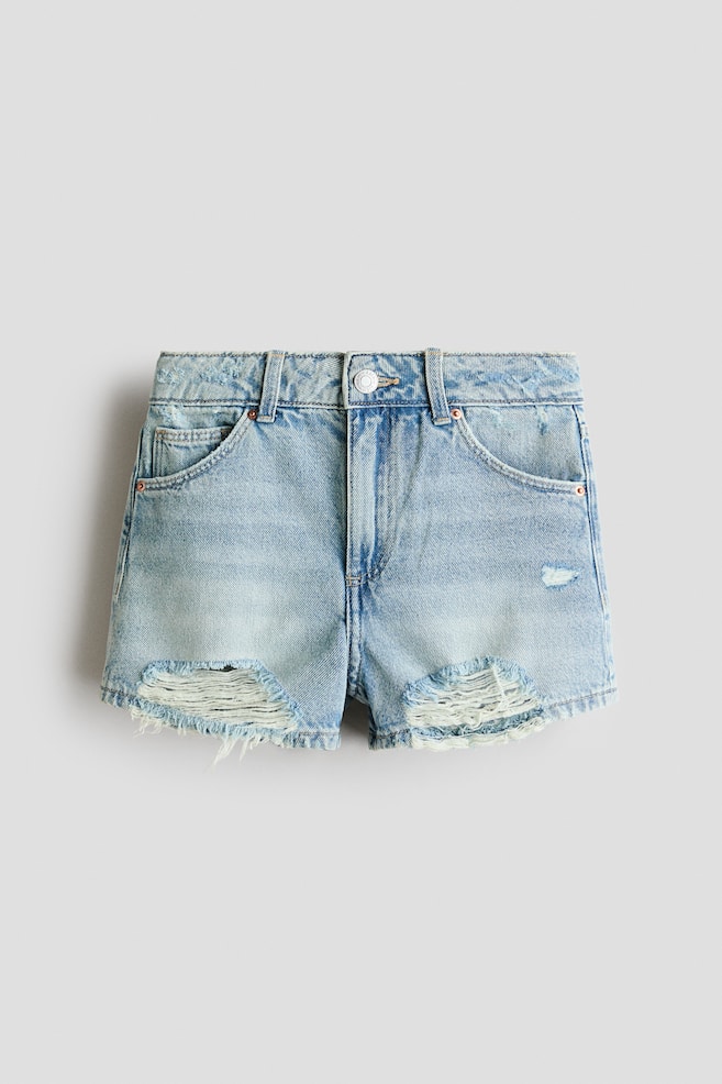 Shorts de denim - Azul denim claro - 1