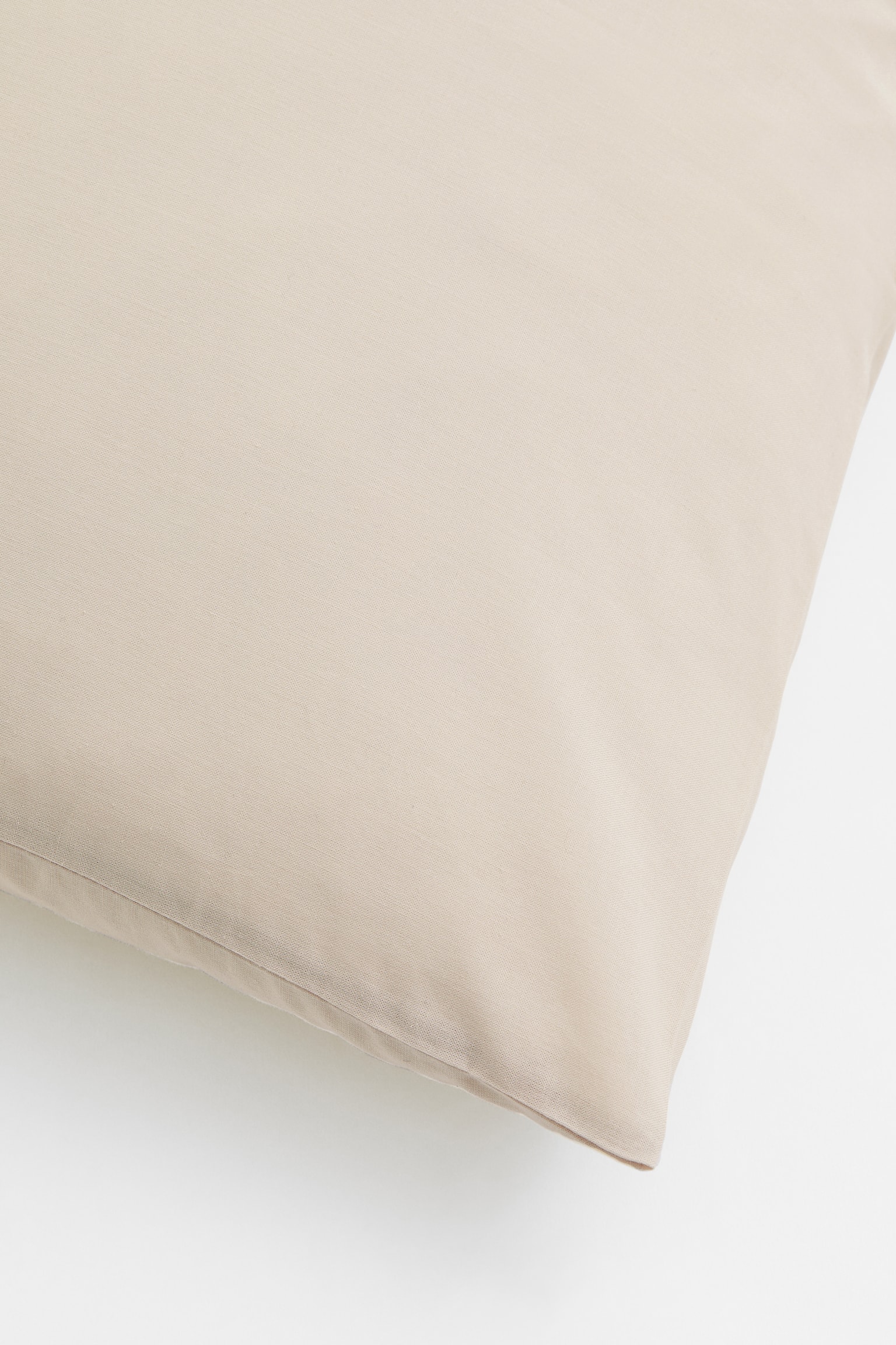 Cotton pillowcase - Light beige/Dark brown/Dark green/White/Light pink/Sage green/Pigeon blue/Greige - 2