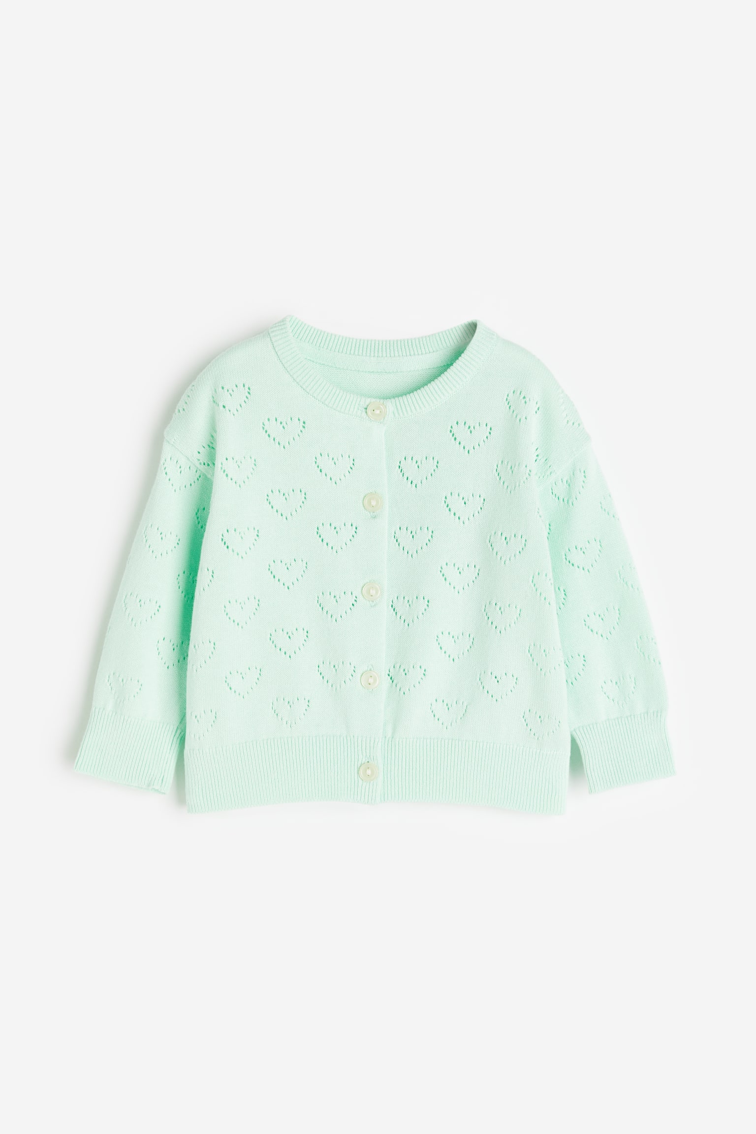 Gilet en maille pointelle