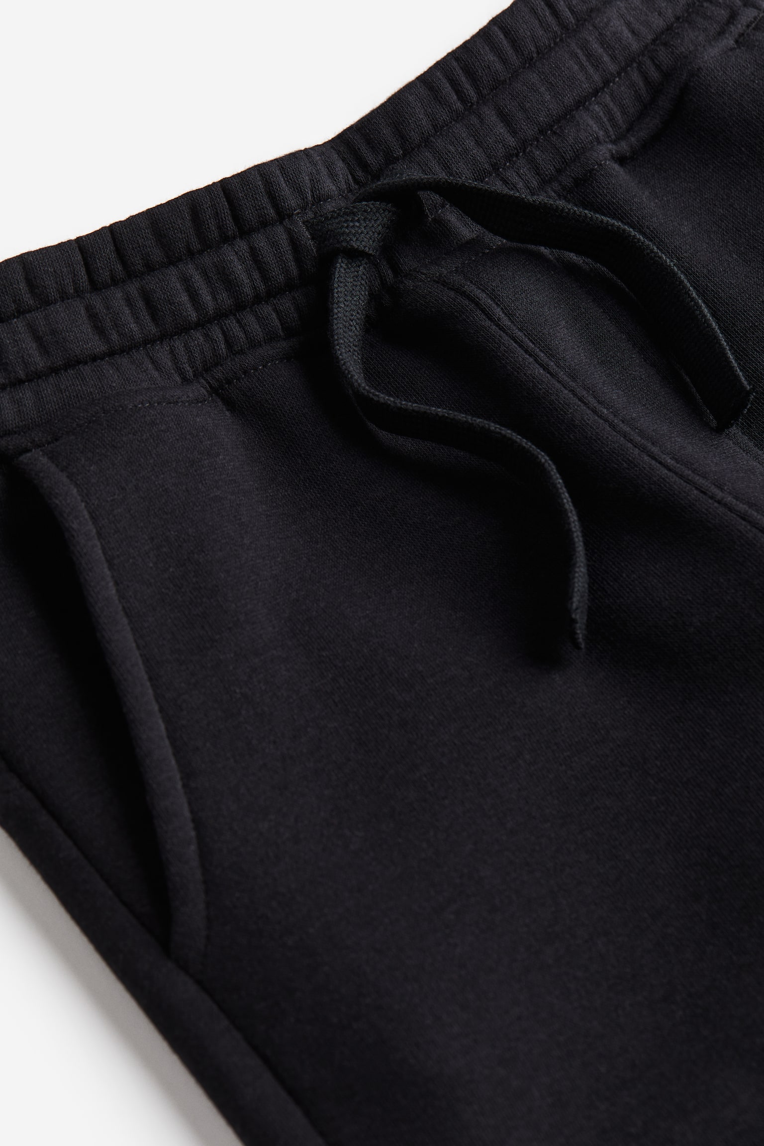 Cotton-blend joggers - Black - 2