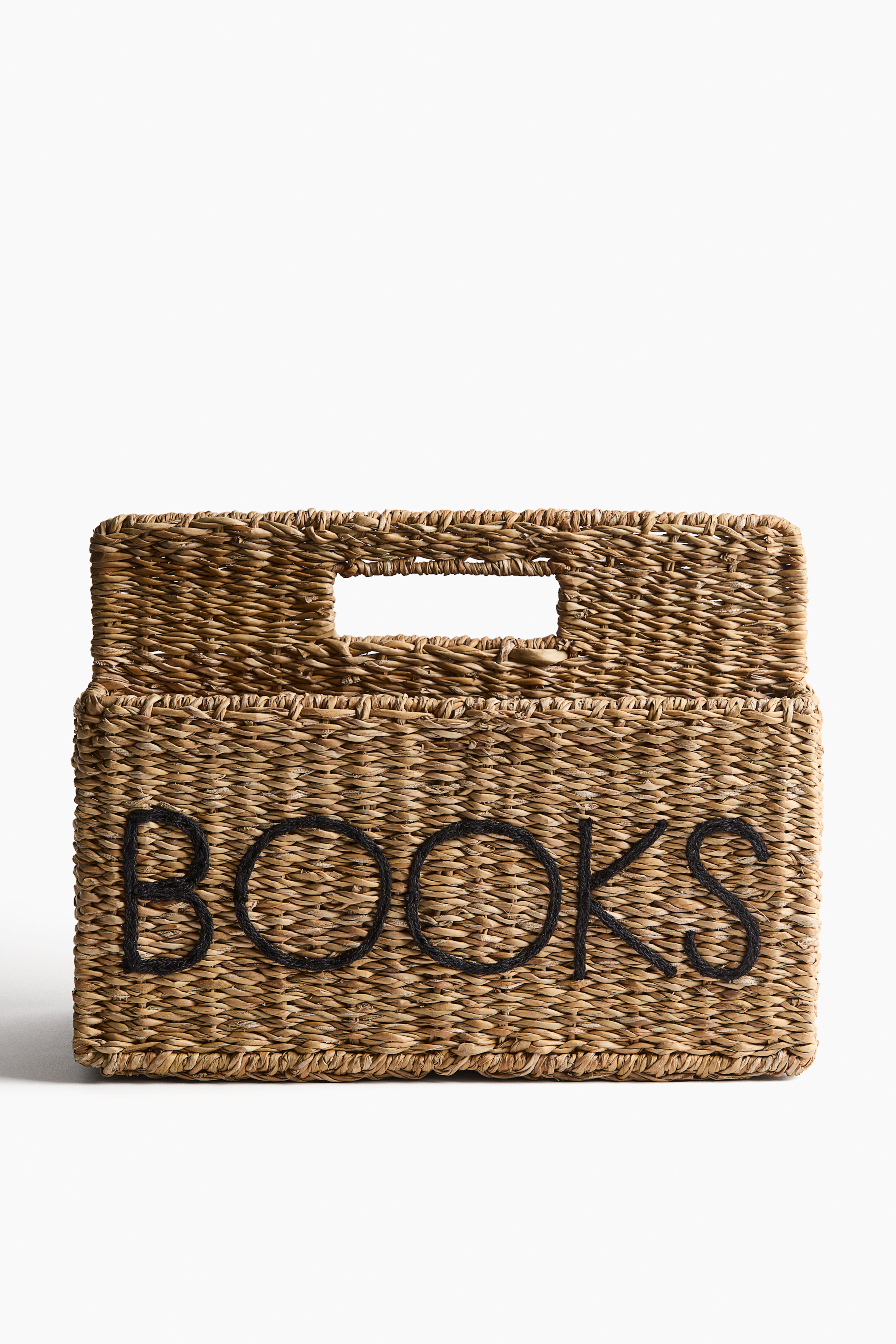 Embroidered Book Basket