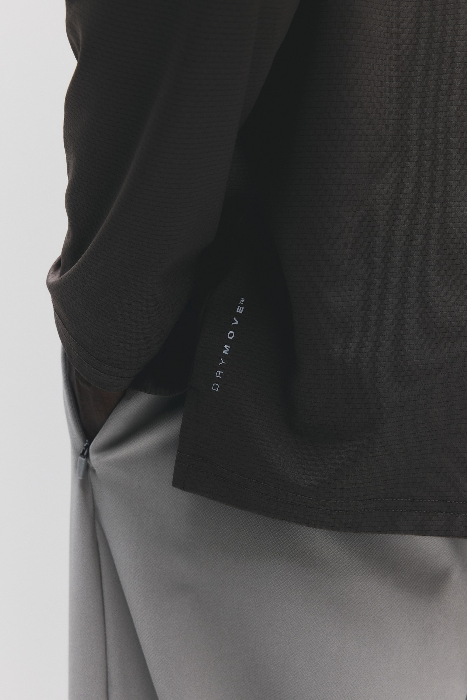 Спортивний топ DryMove™ із довгими рукавами - Середньо-коричневий/Чорний/Світло-бордовий/Світло-сірий/Сірий меланж - 6