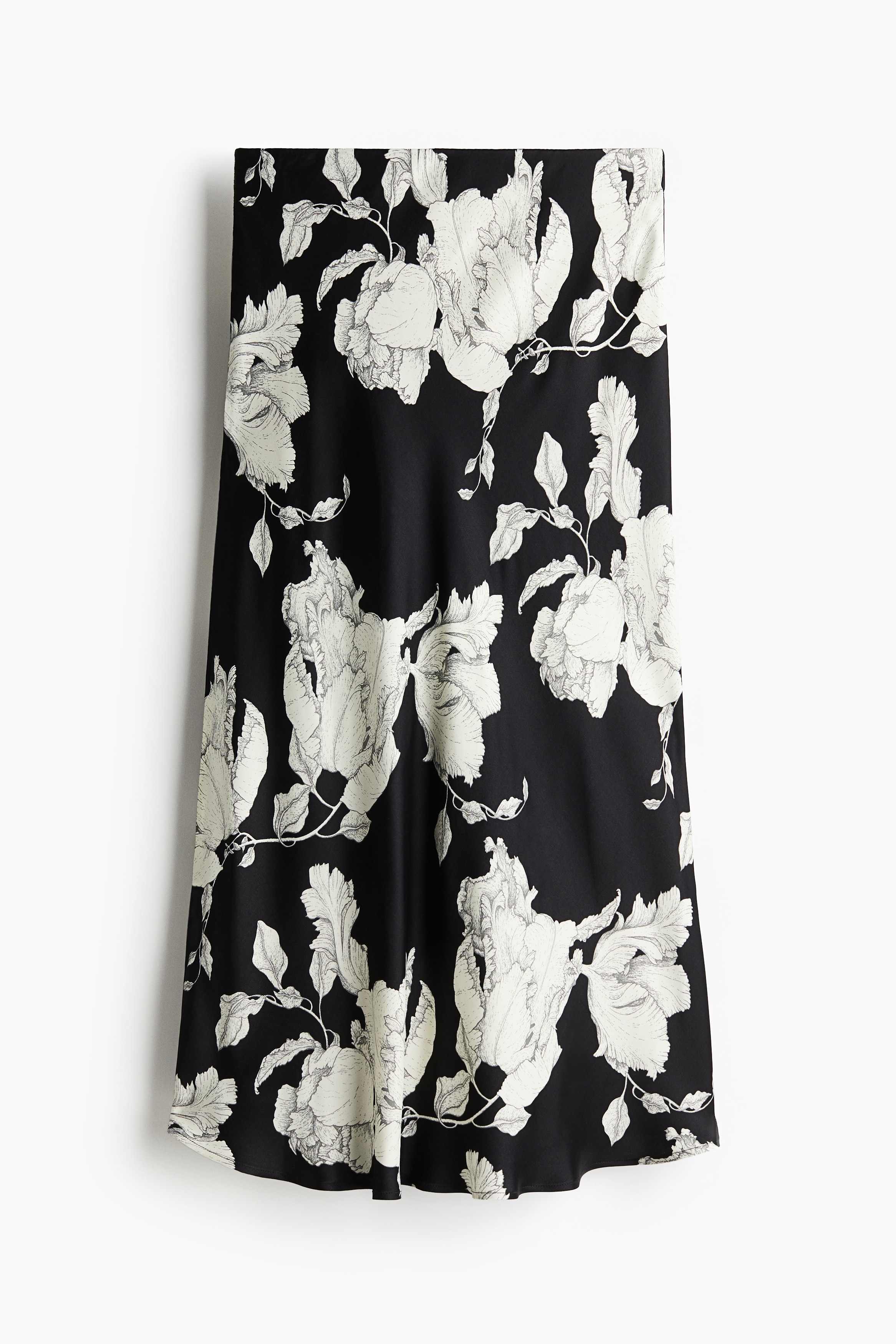 中長裙 - 黑色/白色花朵/淺米色/黑色/深米色/豹紋/奶油色/豹紋/咖啡色/蛇紋/淺米色/深紅色/海軍藍