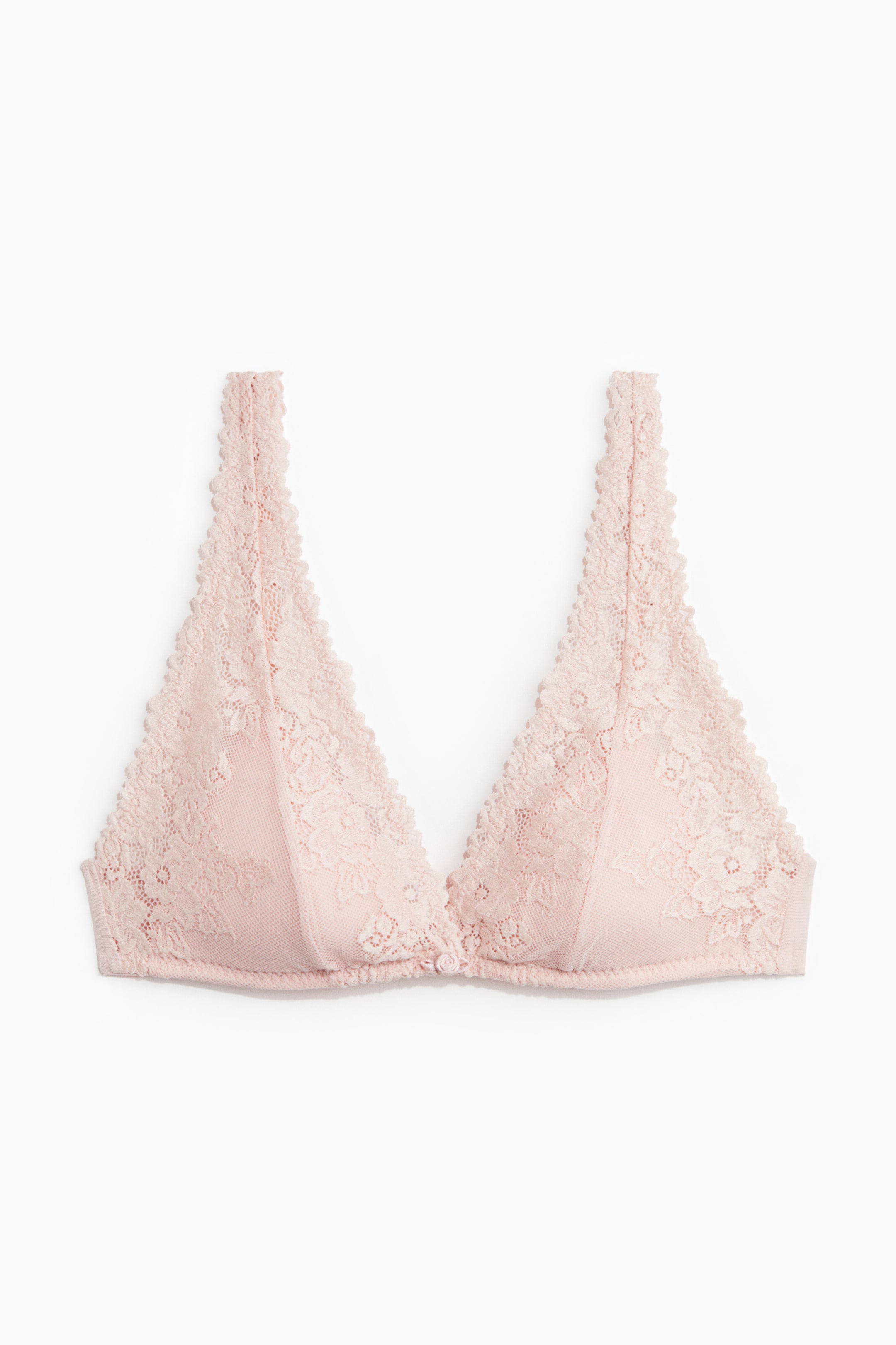 View larger image: Padded soft lace bra - Light pink - Ladies | H&M IE 6