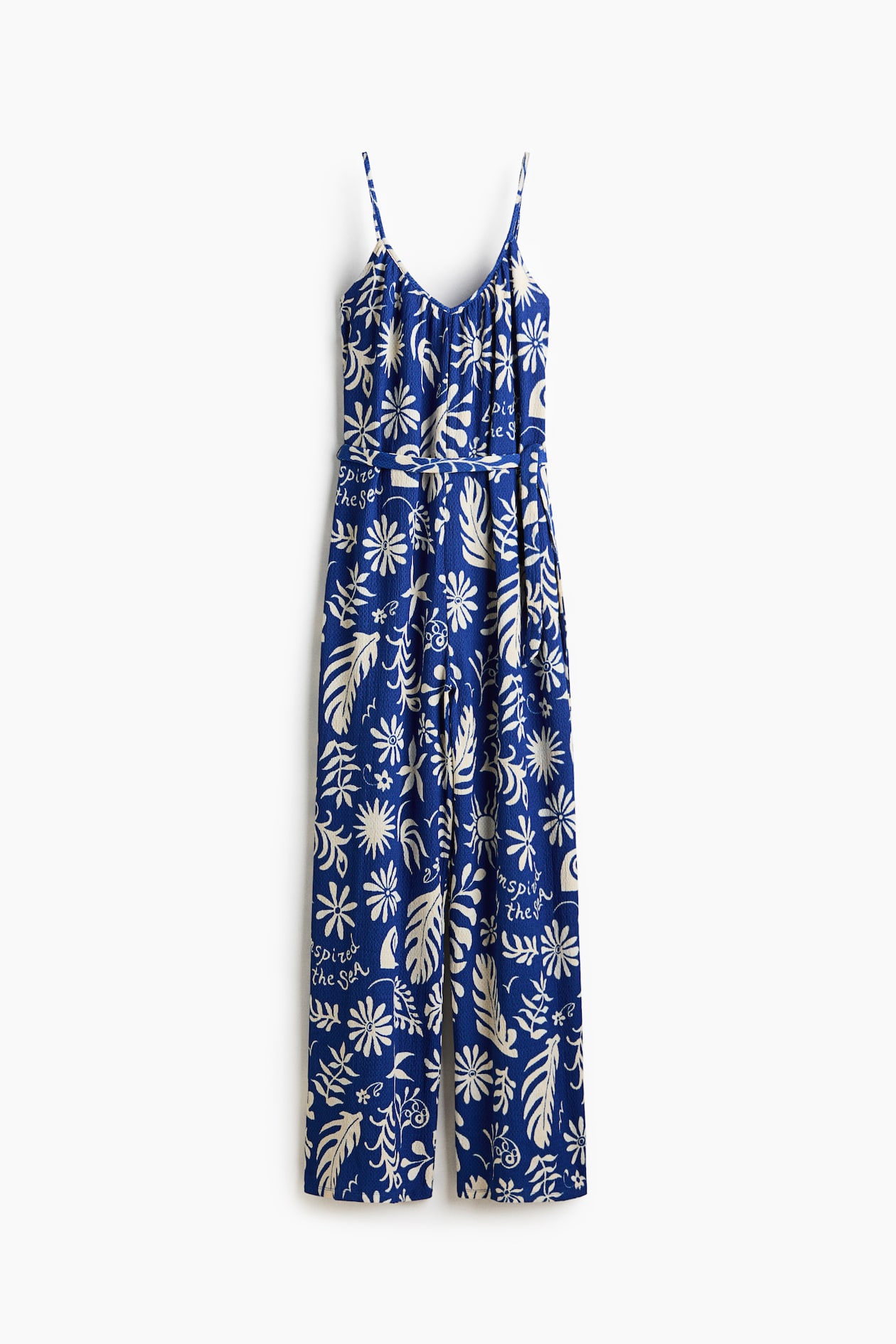 Tie-Belt Jumpsuit