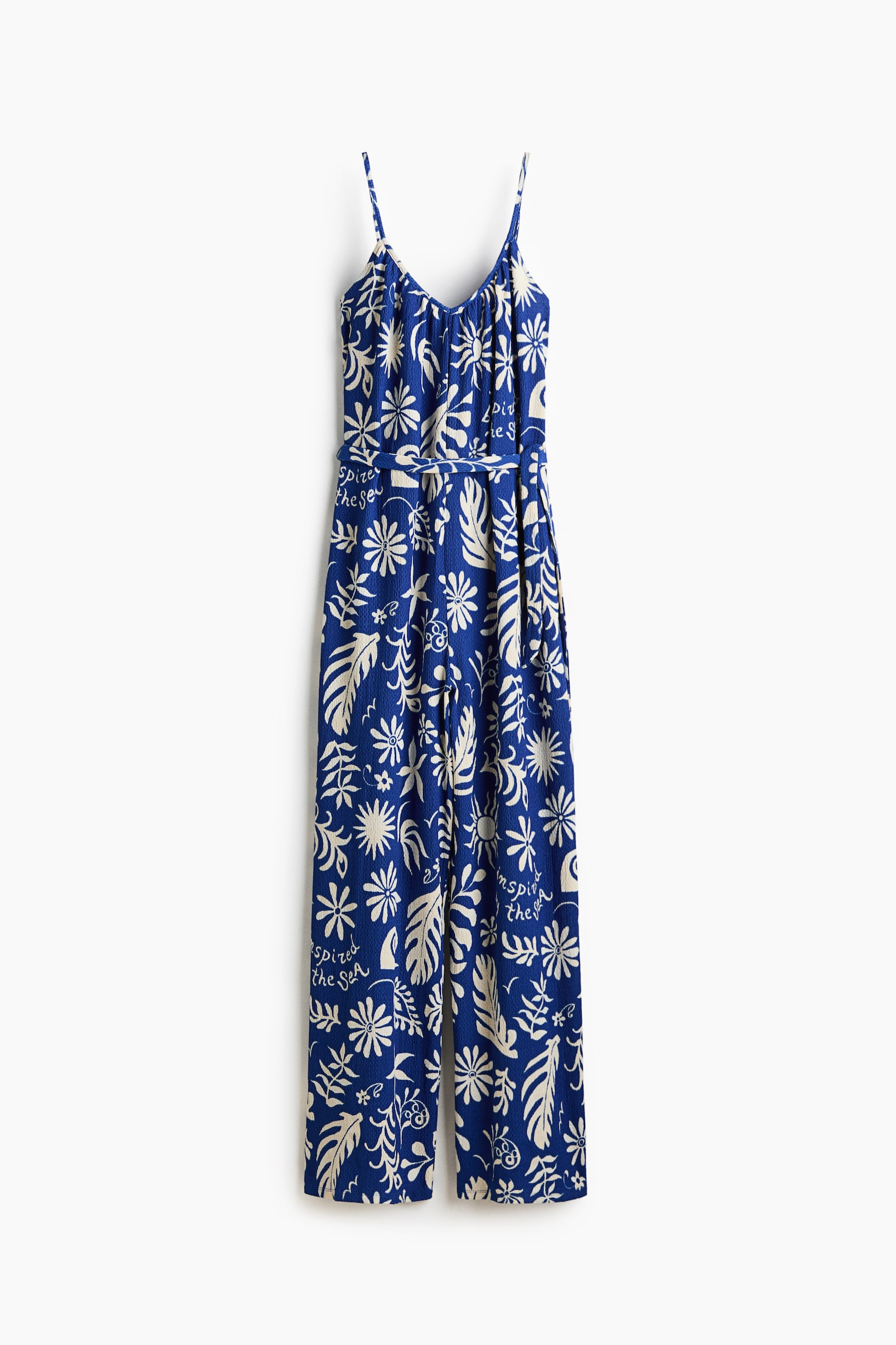 Tie-belt jumpsuit - 1