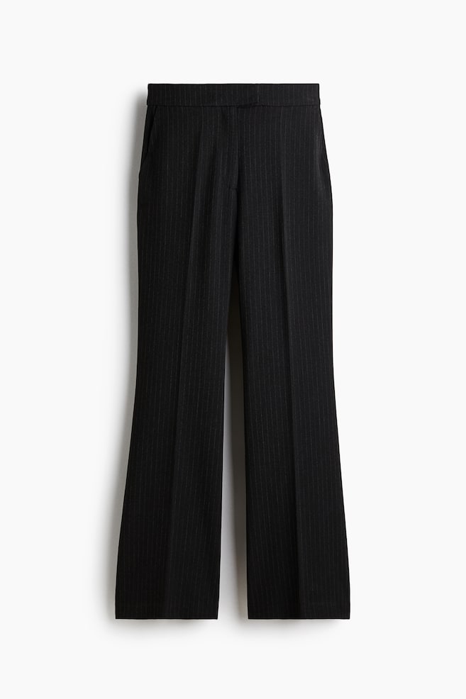 Bootcut trousers - Dark grey/Pinstriped/Dark grey marl/Greige marl/Dark brown/Dark beige/Dogtooth pattern/Burgundy/Black - 1