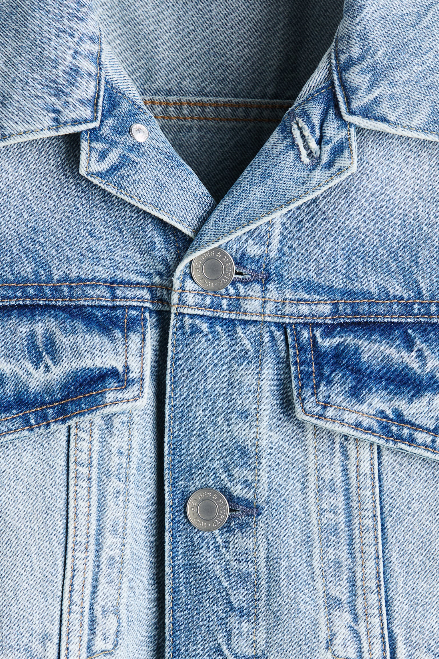 Denim trucker jacket - Denim blue/Black/Denim black/Denim green - 5