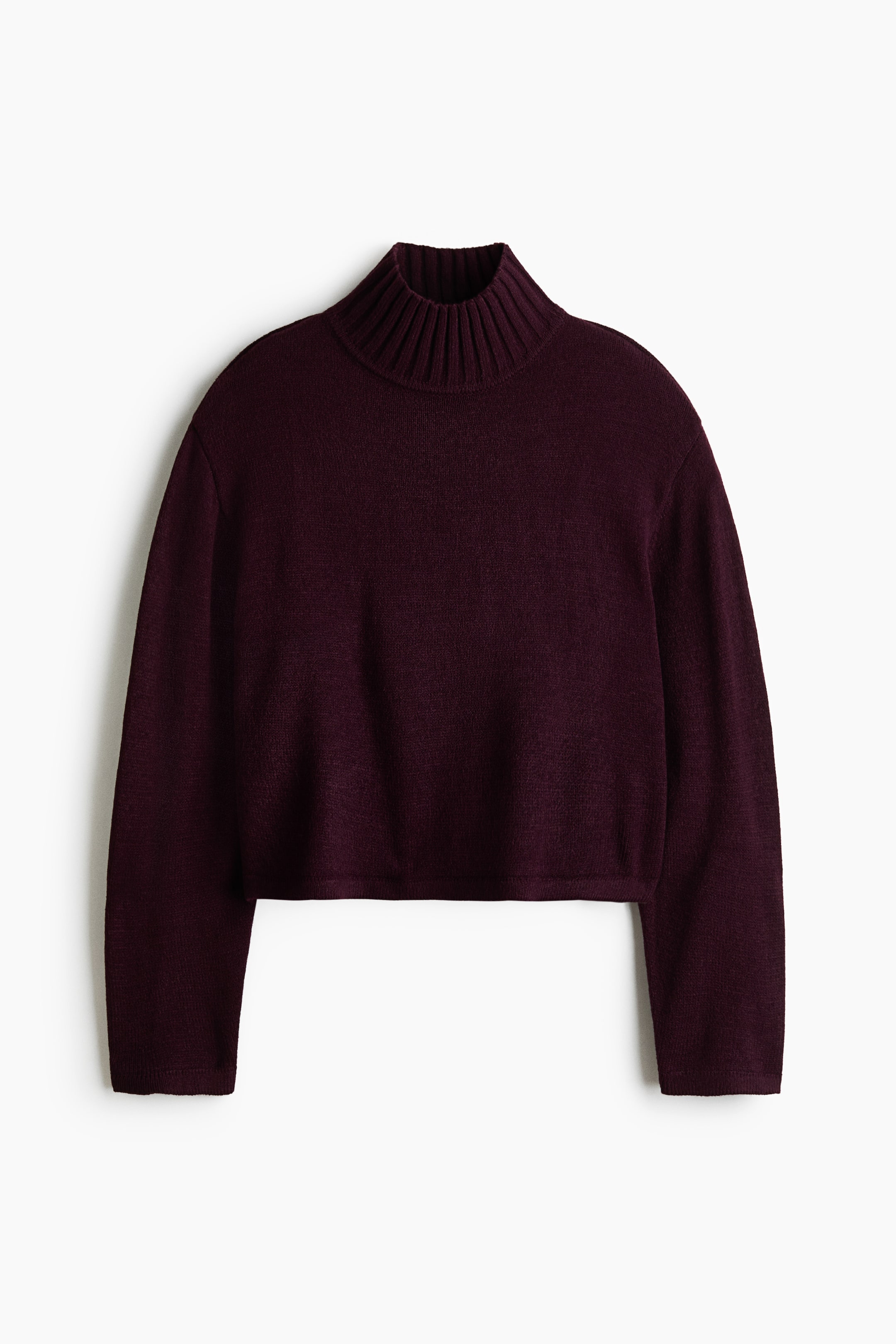 View larger image: Turtleneck jumper - Dark pink - Ladies | H&M 1