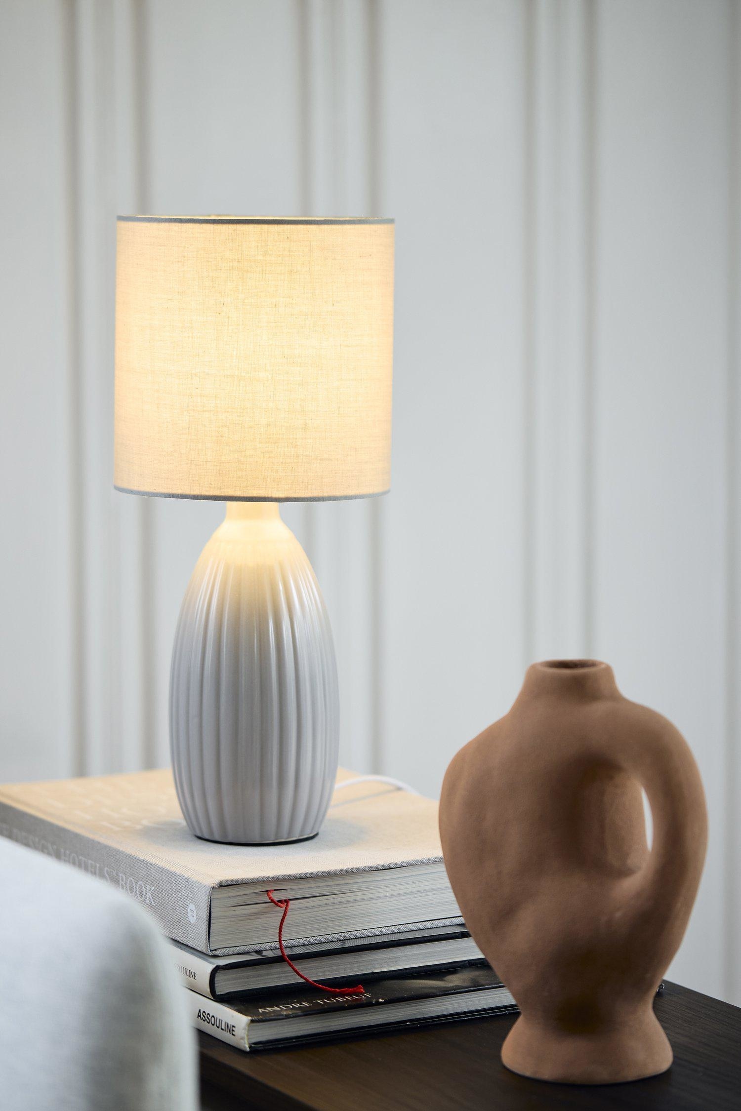 Uno Bordlampe 37cm - Cinzento/Vermelho/Verde