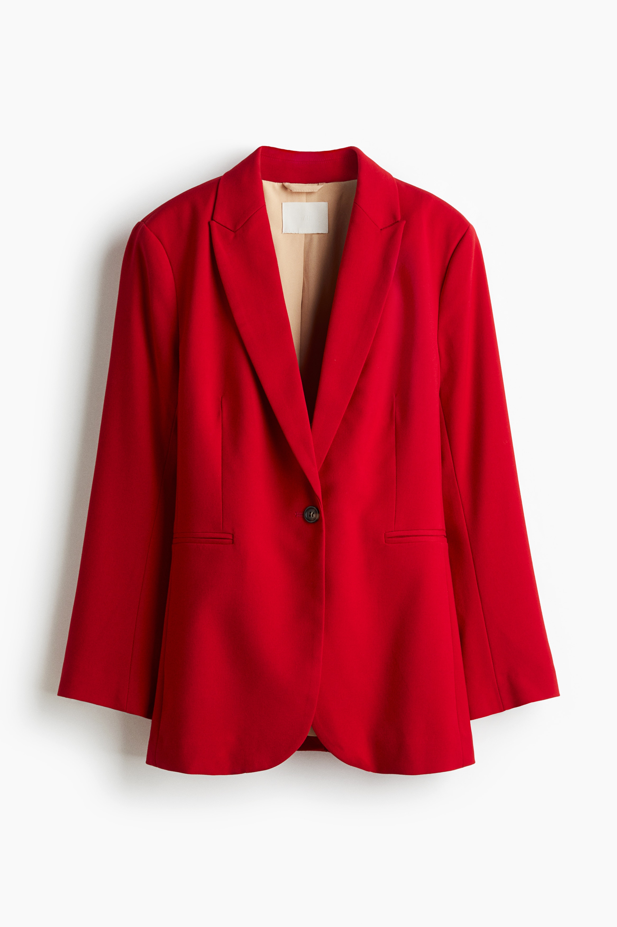 H & M - Einreihiger Blazer - Rot - Damen