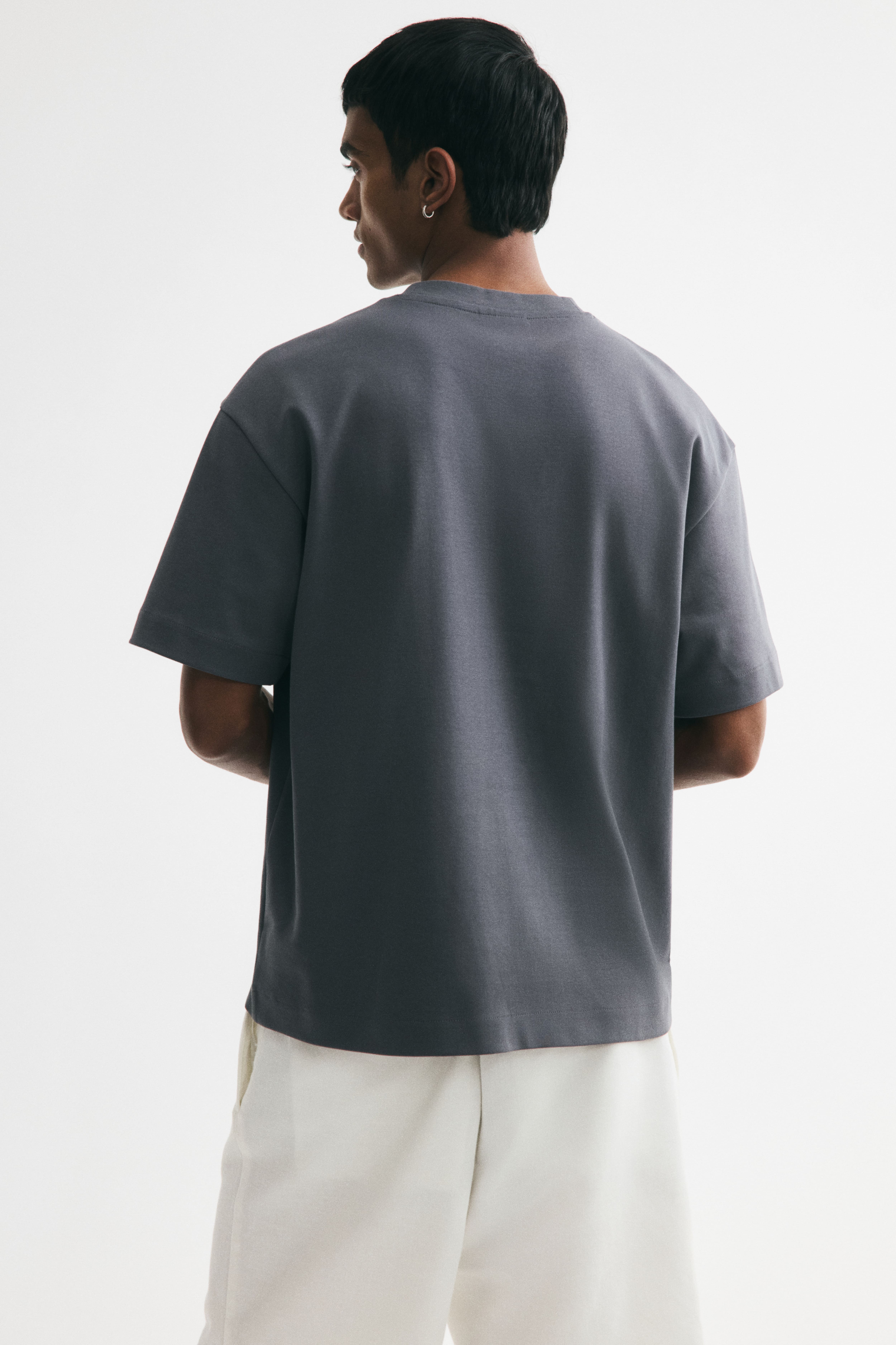 T-shirt ample en interlock
