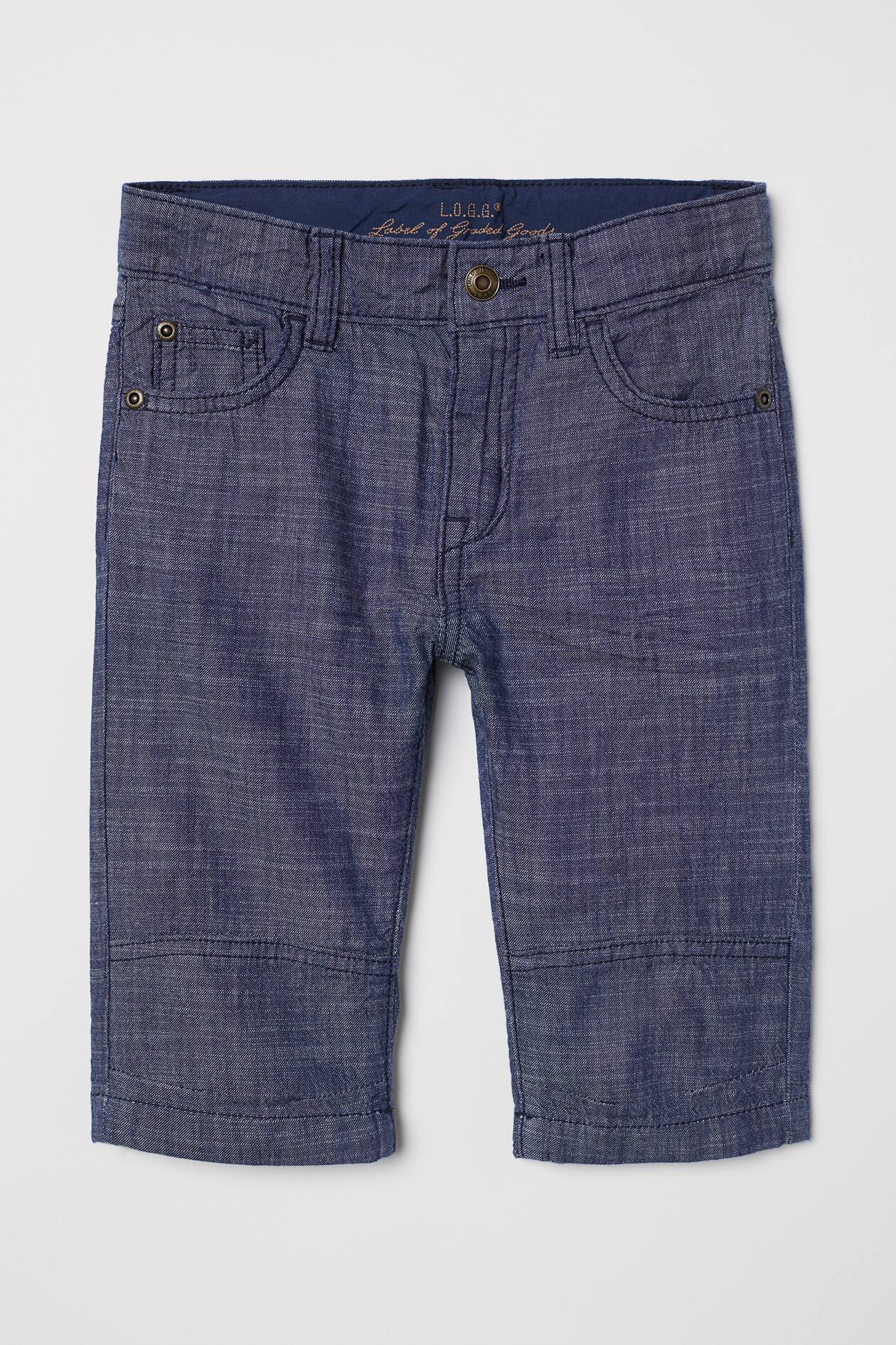 Clamdiggers - Dark blue/chambray - Kids | H&M US