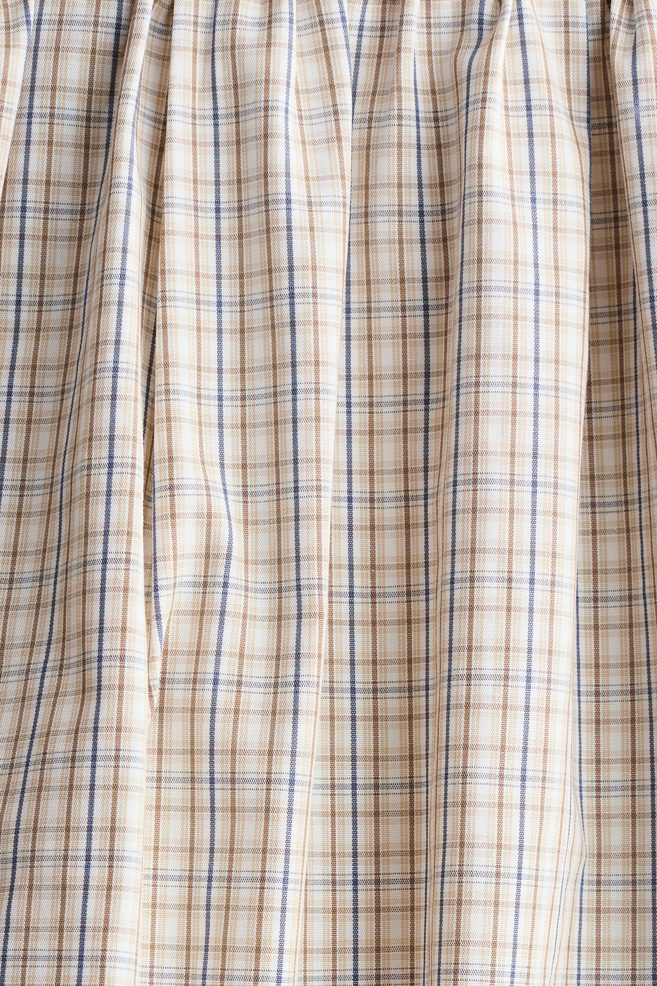 Xem ảnh lớn hơn: Cotton poplin balloon skirt - Màu be/Kẻ ca rô - Ladies | H&M VN 5