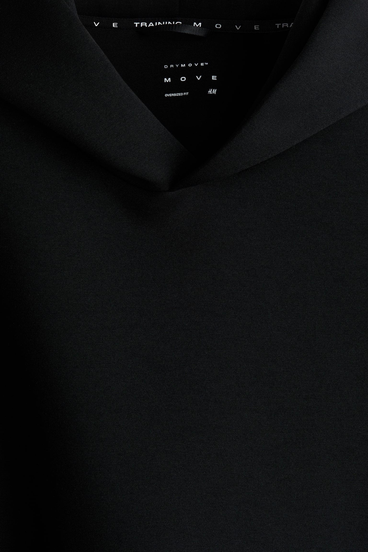 Oversized Fit Sports hoodie with DryMove™ - Black/Beige/Dark brown - 7