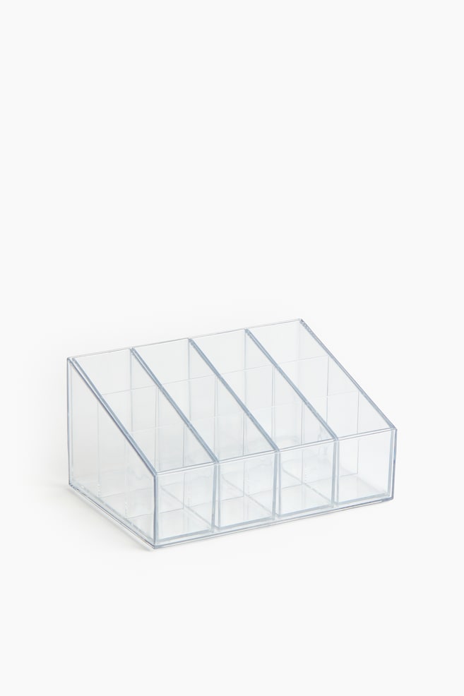 Organiseur à maquillage modulable - Transparent - 1