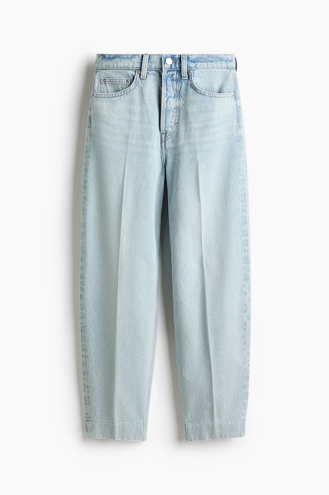 Barrel High Ankle Jeans - Pale denim blue/Yellow/Light denim blue/Denim blue/Grey/Denim blue - 1