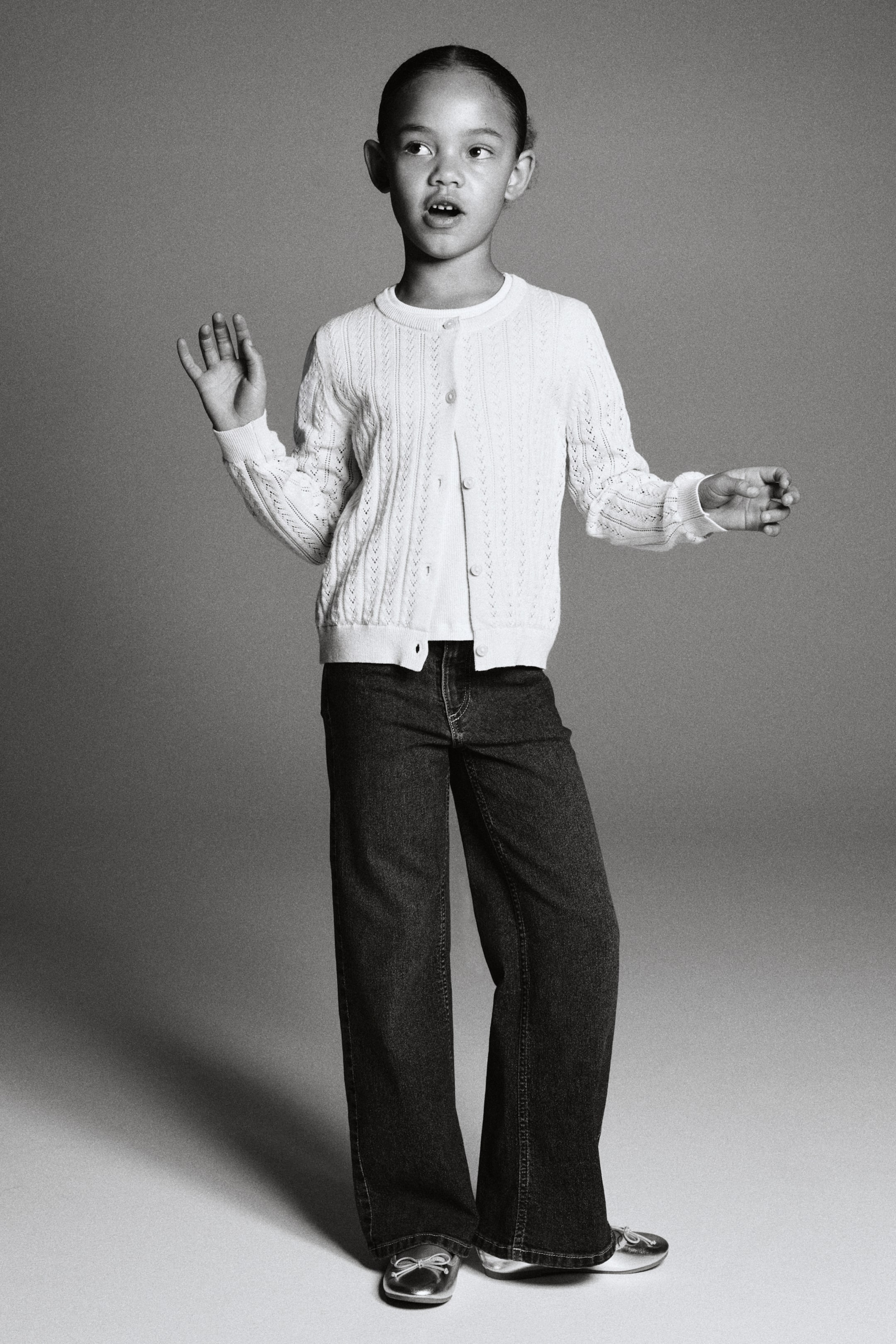 Agrandir l'image: Superstretch Wide Leg Jeans - Bleu denim foncé - ENFANT | H&M FR 3