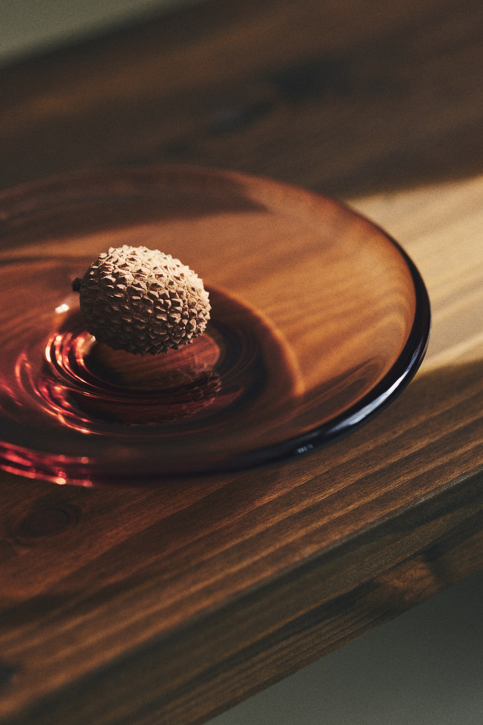 Malá skleněná miska - Růžová/Transparent - 2