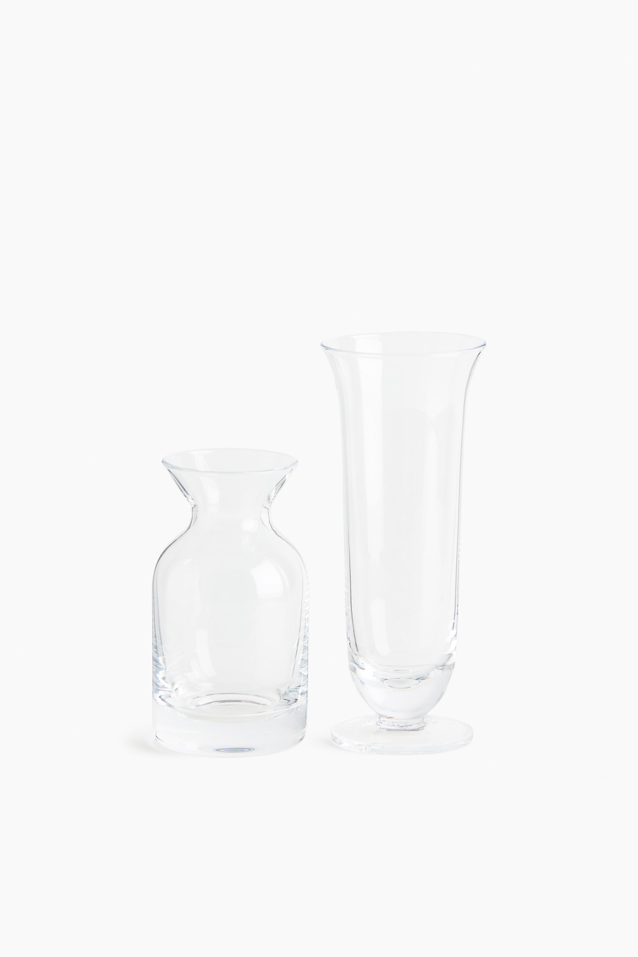 2-Pack Glass Mini Vases