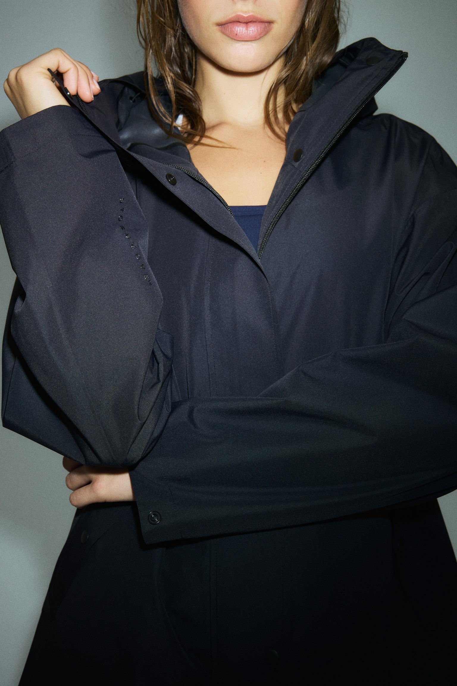 Rain parka with StormMove™ - Black - 3