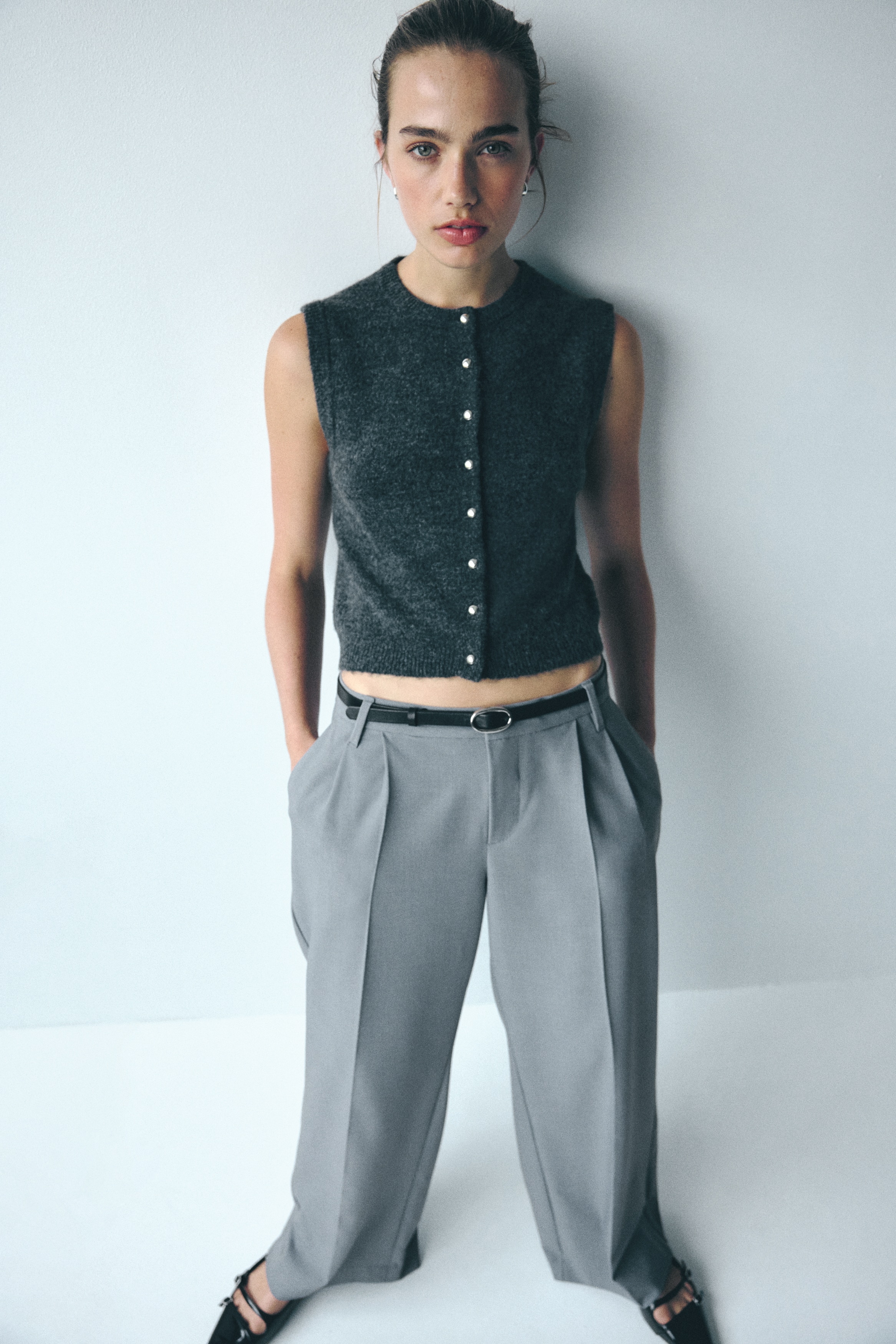 Knitted waistcoat