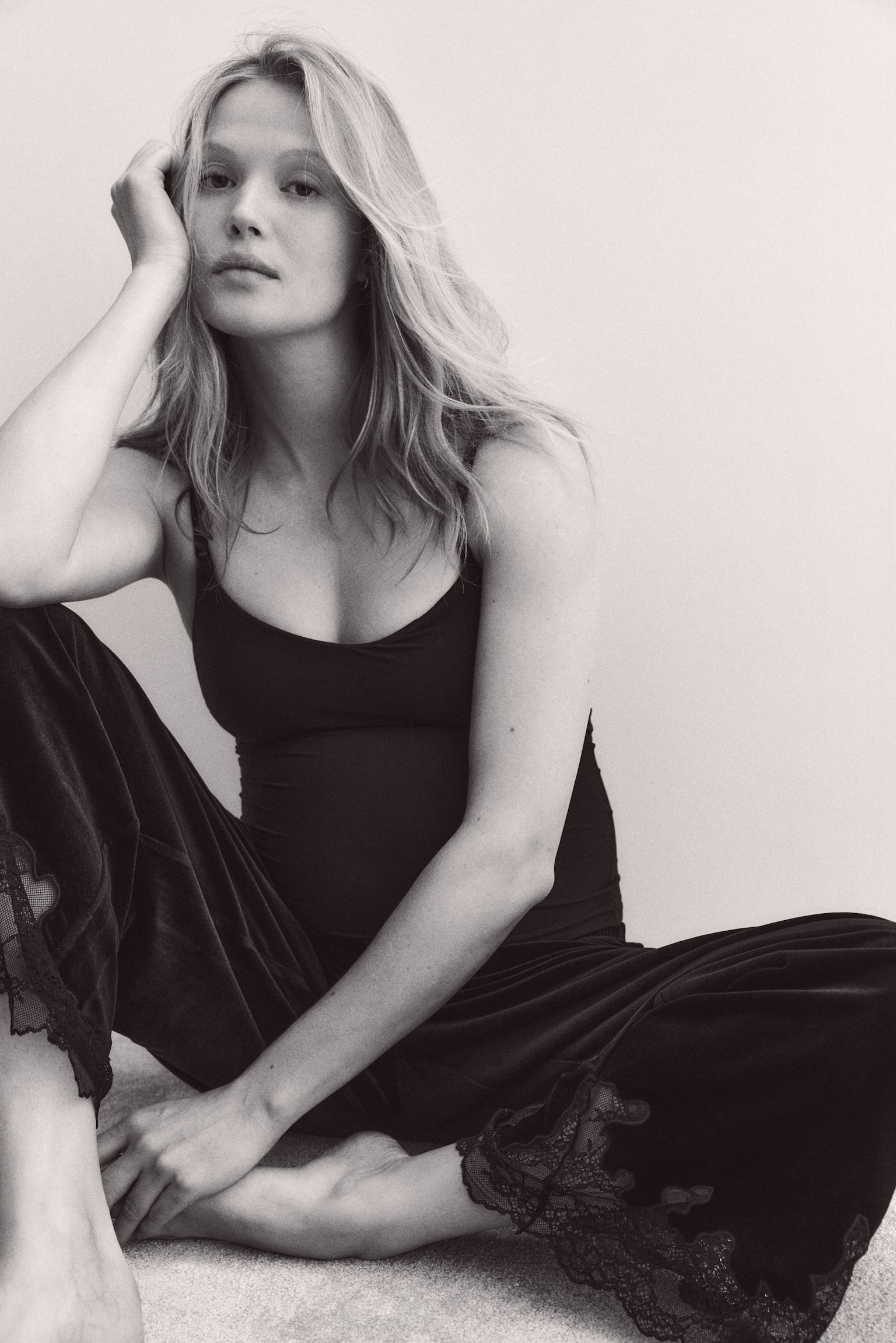 MAMA Padded-cup nursing strappy top - Black/Pink/Brown - 5