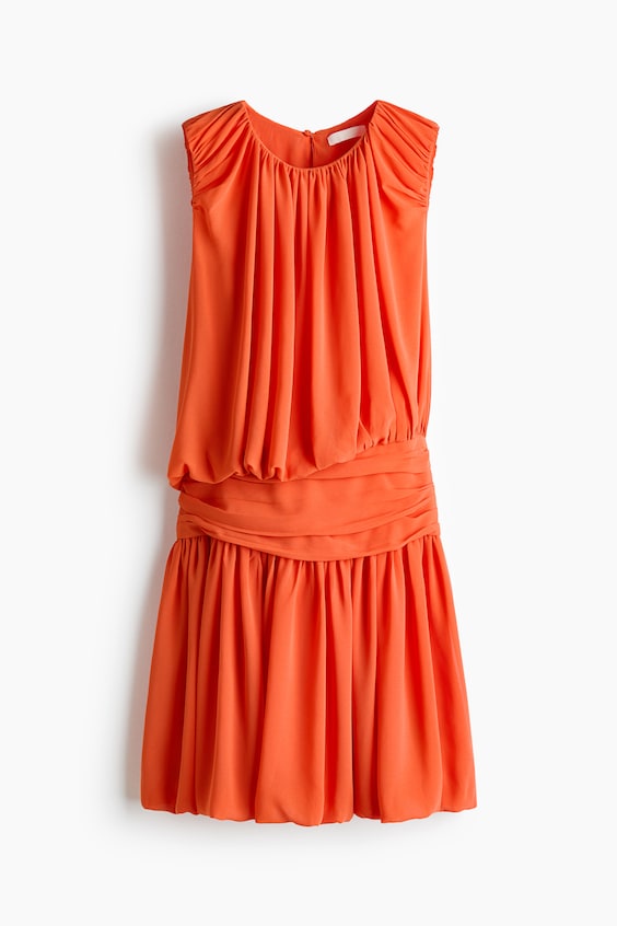 Женские платья H&M Draped Bubble-Hem Dress