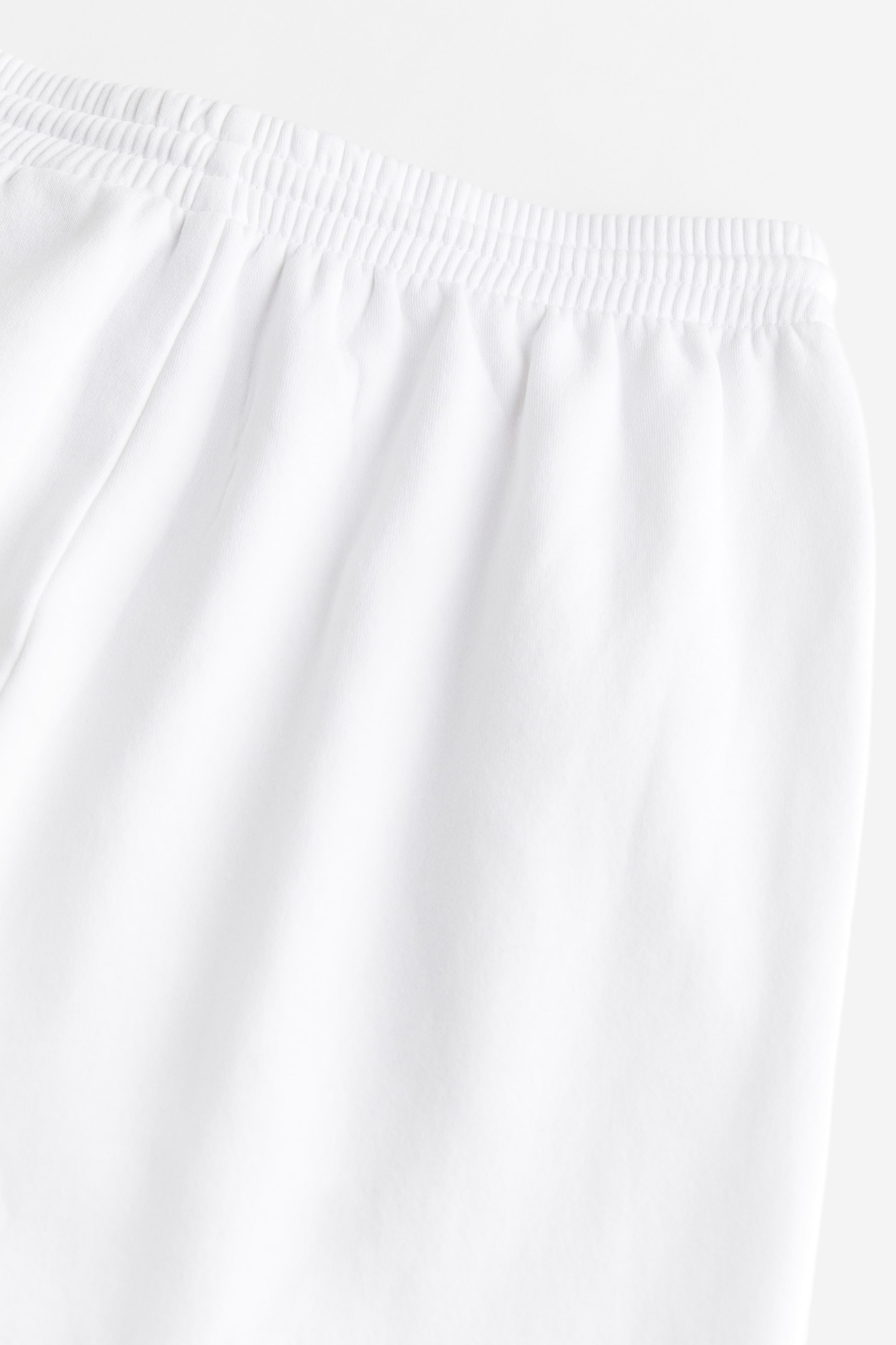 High Waist Joggers - High waist - Long - White - Ladies | H&M US